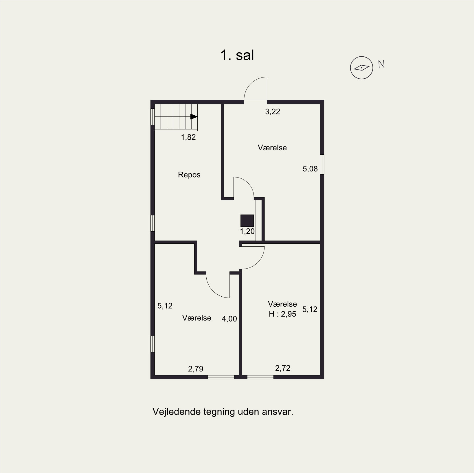 Plantegninger billede af Blindgade 5, Tvingstrup, 8700 Horsens