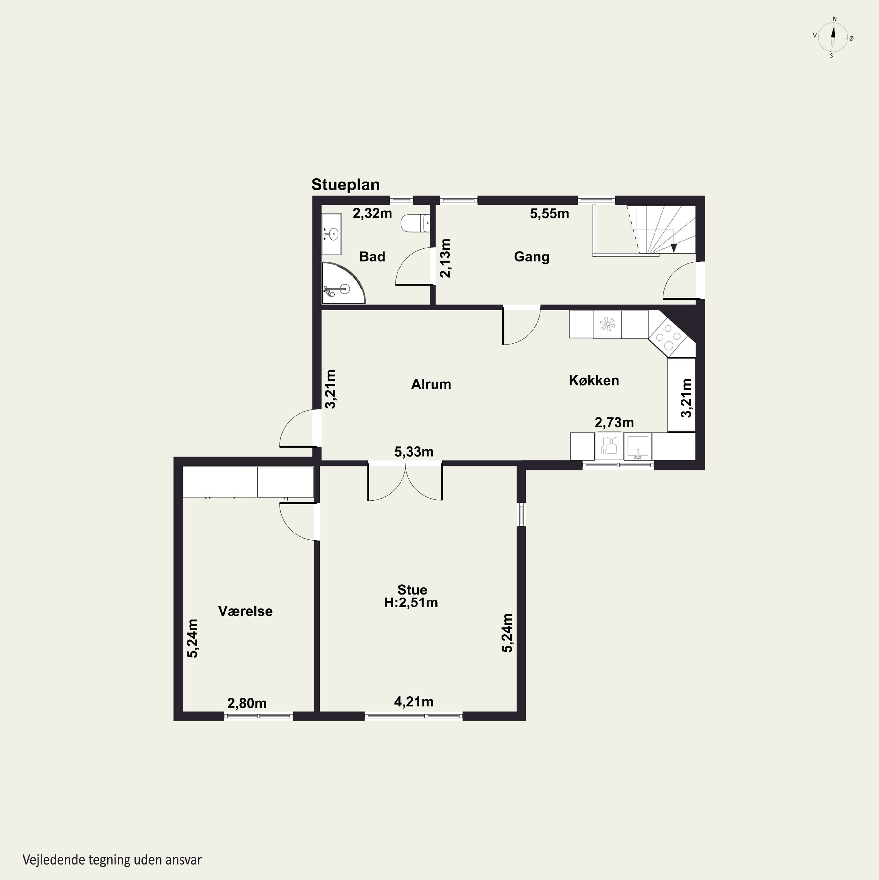Plantegninger billede af Baldersvej 24, 9800 Hjørring
