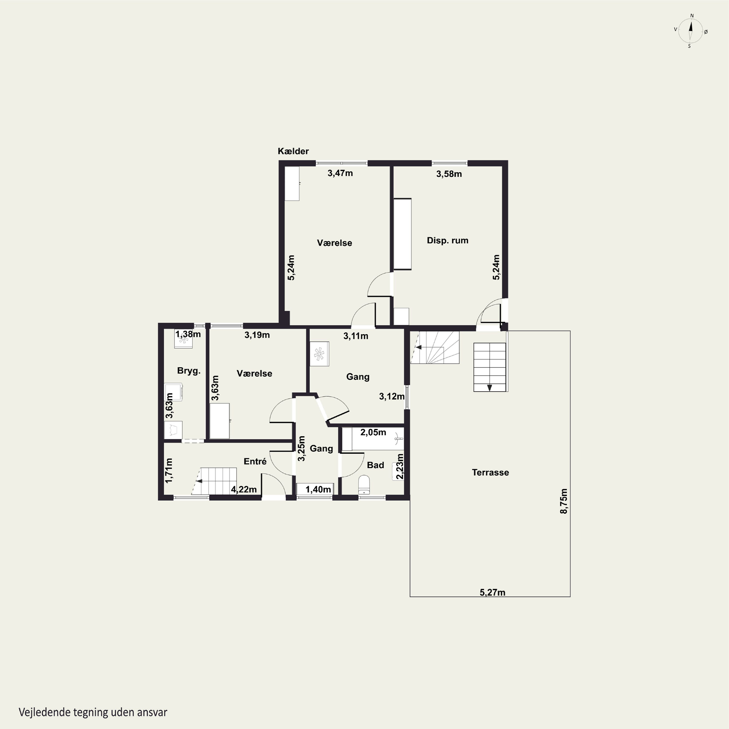 Plantegninger billede af Baldersvej 24, 9800 Hjørring