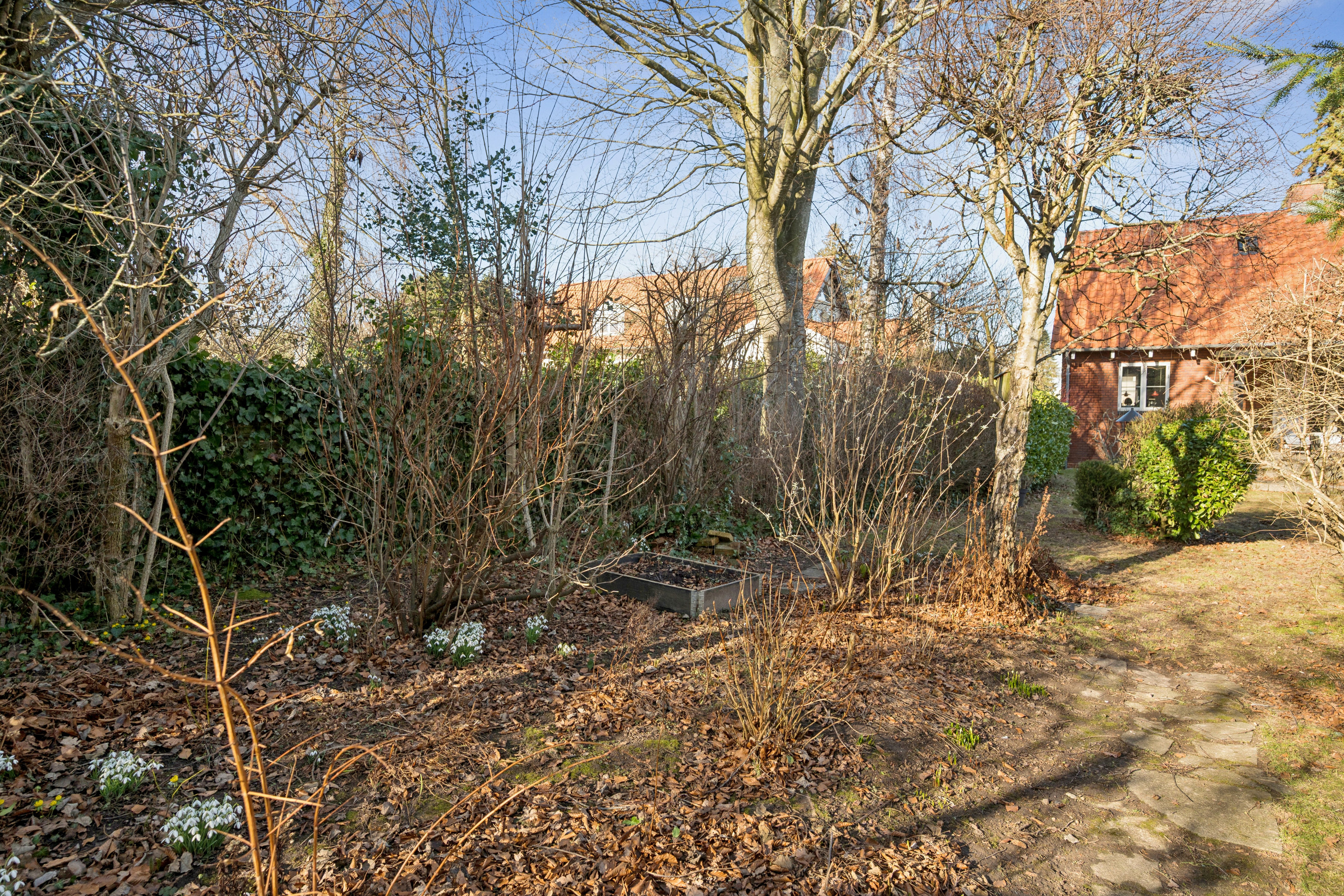 Fremhævet have billede i fuldskærmstilstand. Billede af Solbakken 33, 8240 Risskov