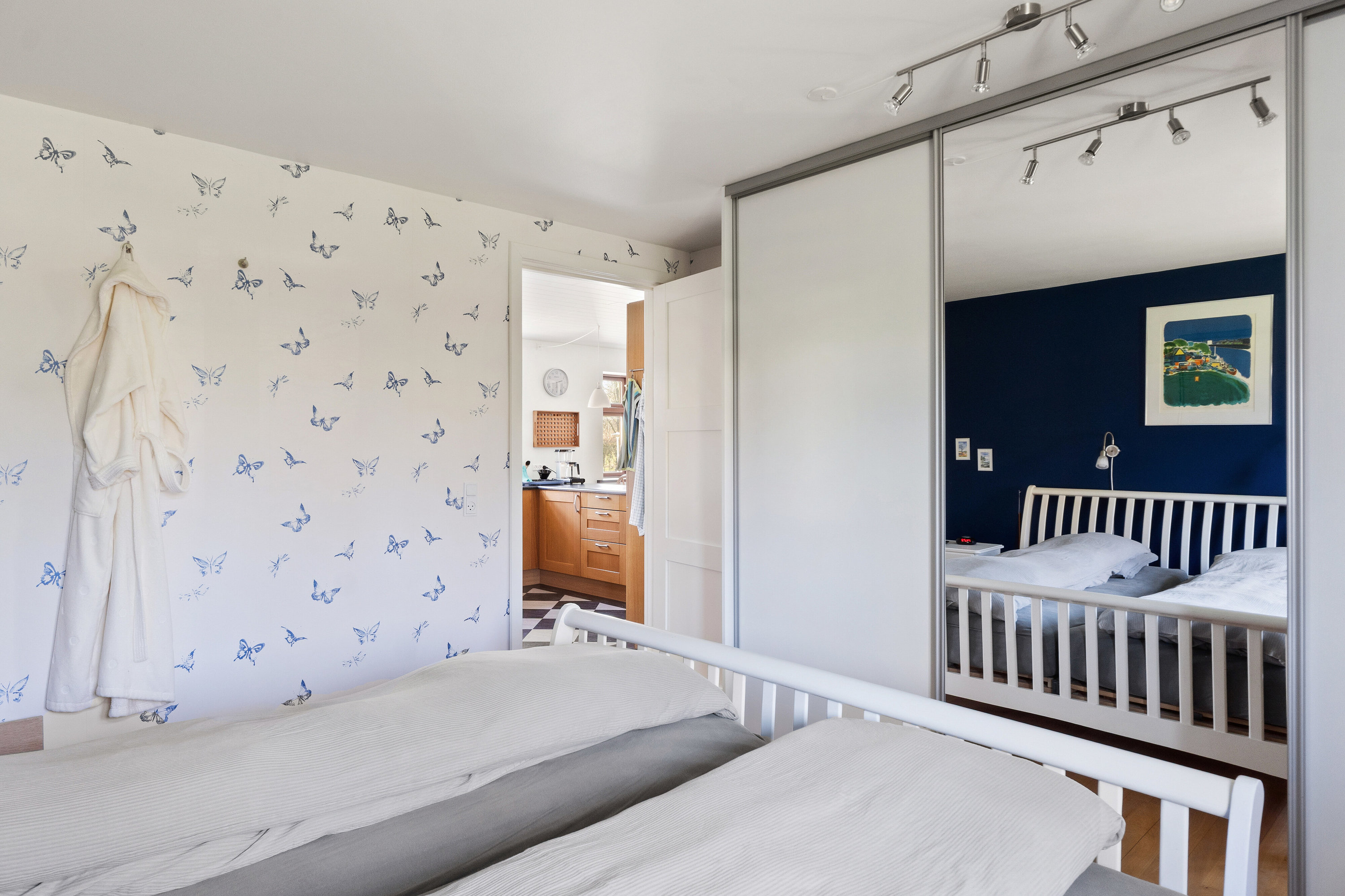 Fremhævet soveværelse billede i fuldskærmstilstand. Billede af Ilbro Byvej 108, 9800 Hjørring