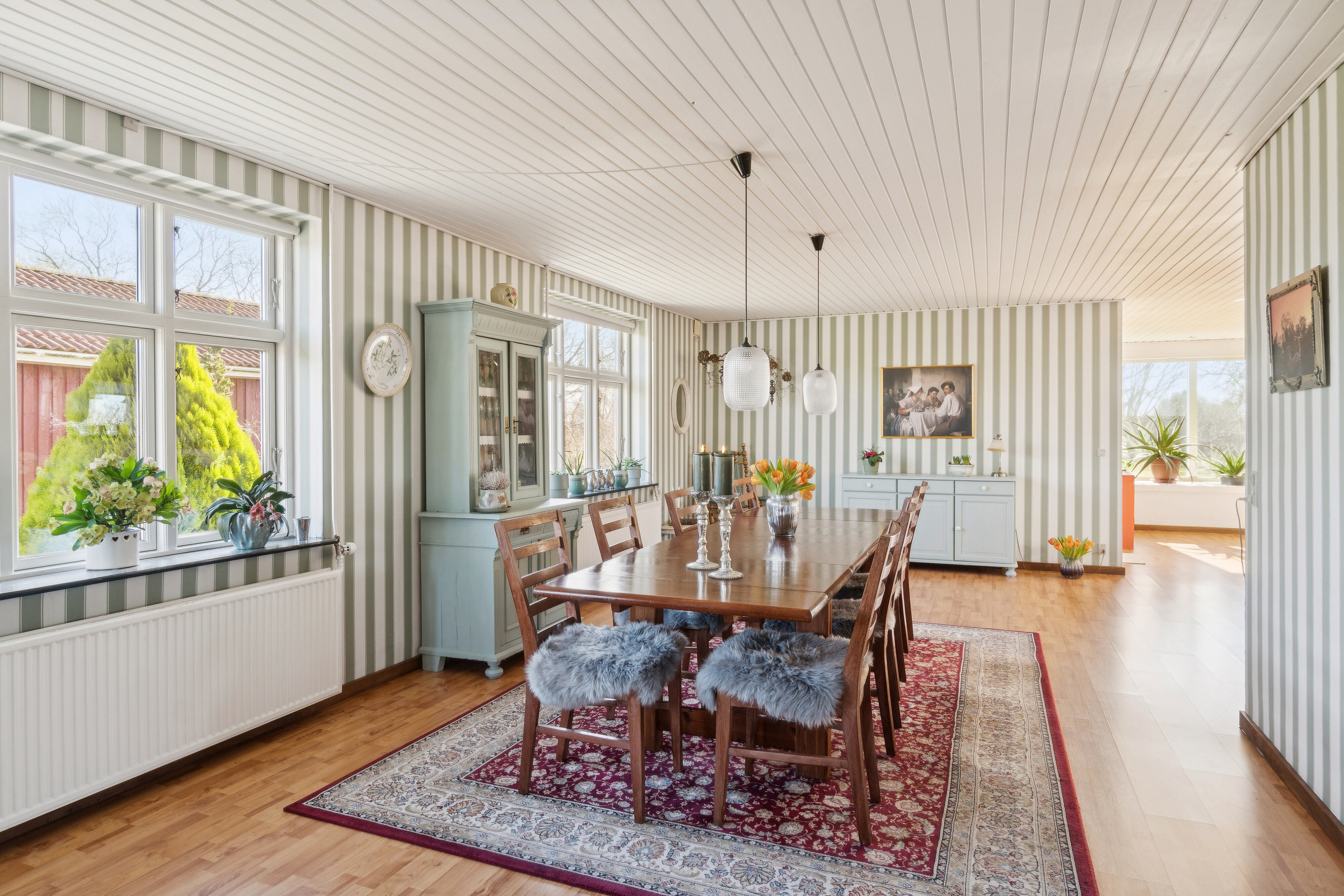 Fremhævet spisestue billede i fuldskærmstilstand. Billede af Levetoftevej 15, 4690 Haslev