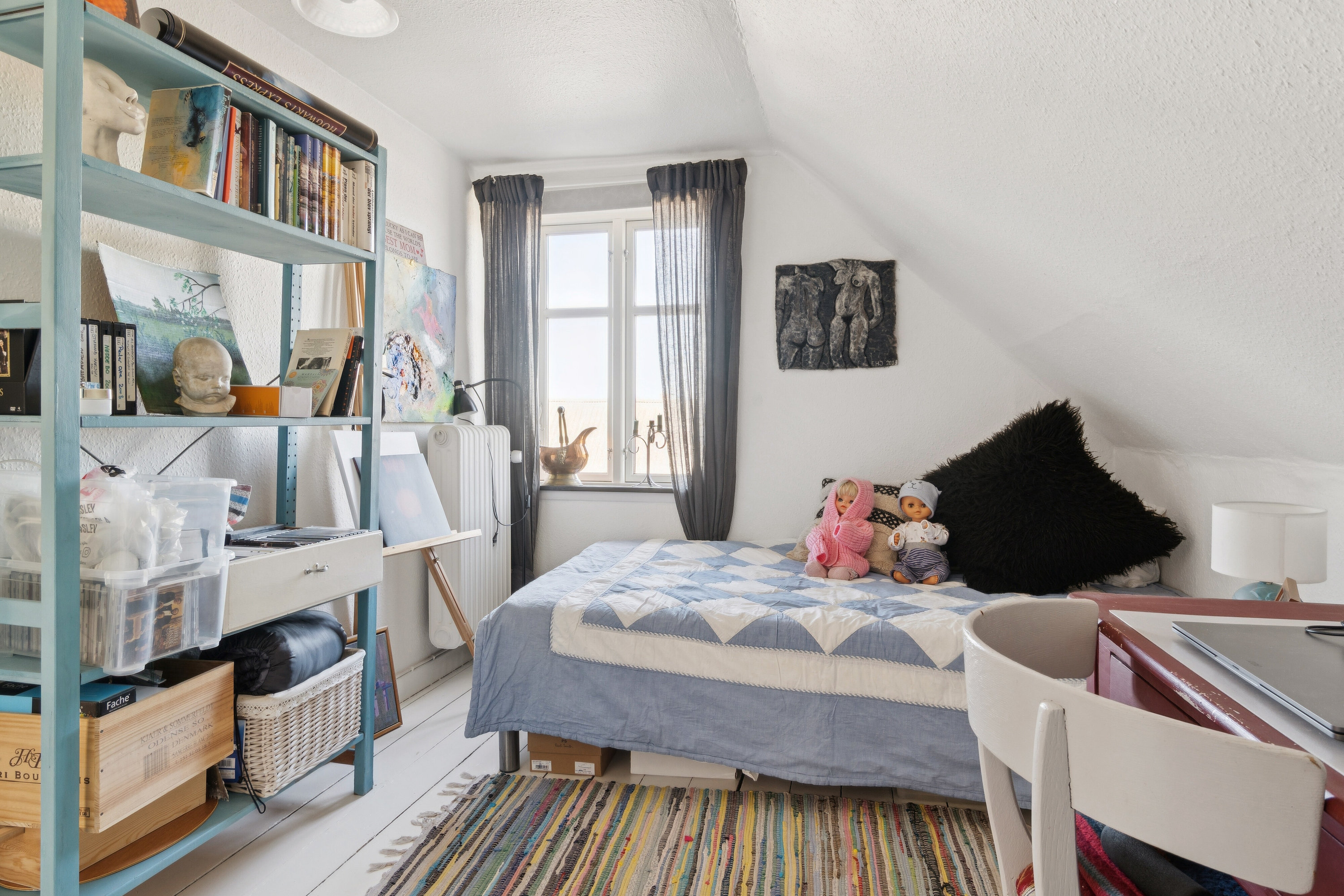 Fremhævet soveværelse billede i fuldskærmstilstand. Billede af Levetoftevej 15, 4690 Haslev