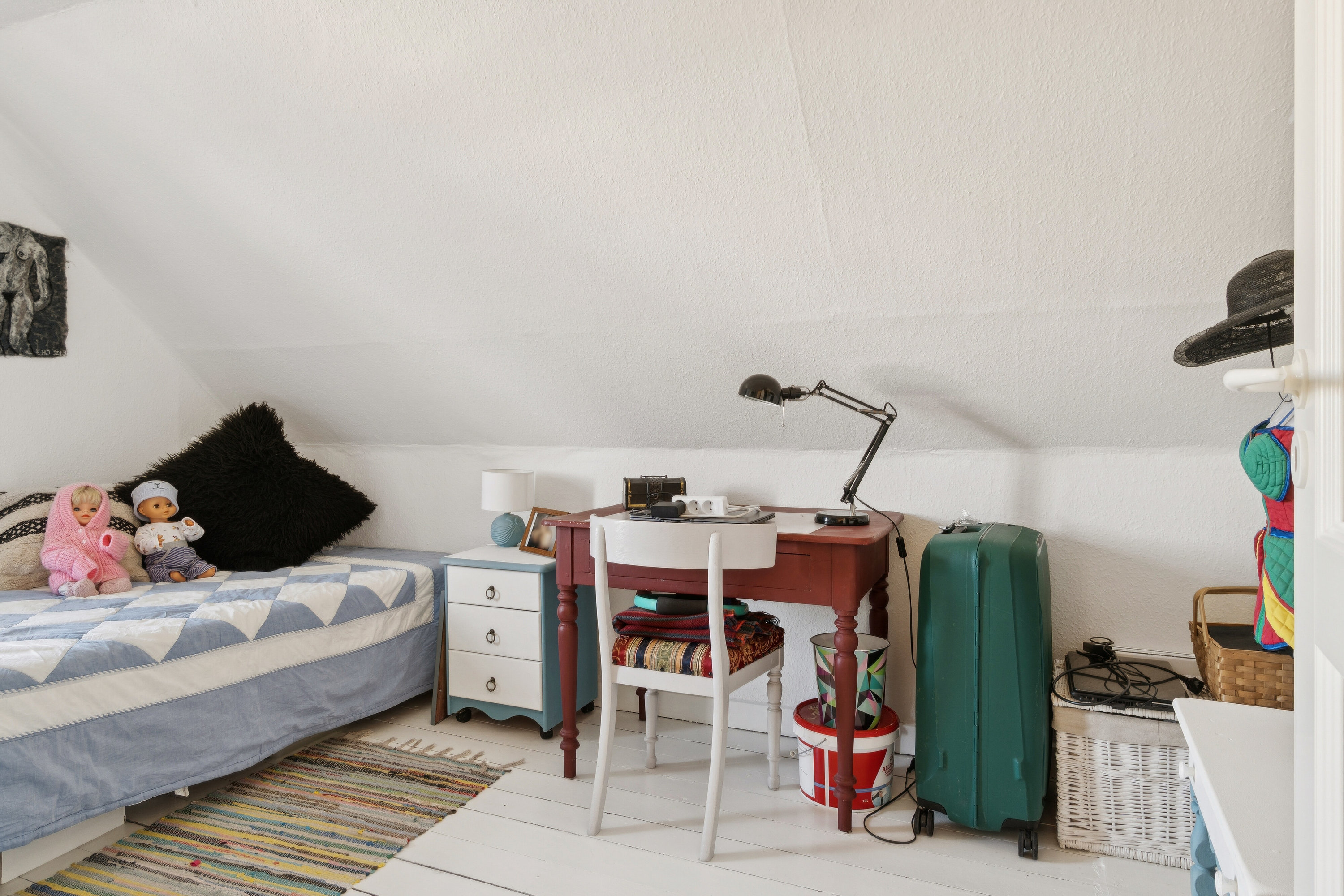 Fremhævet soveværelse billede i fuldskærmstilstand. Billede af Levetoftevej 15, 4690 Haslev