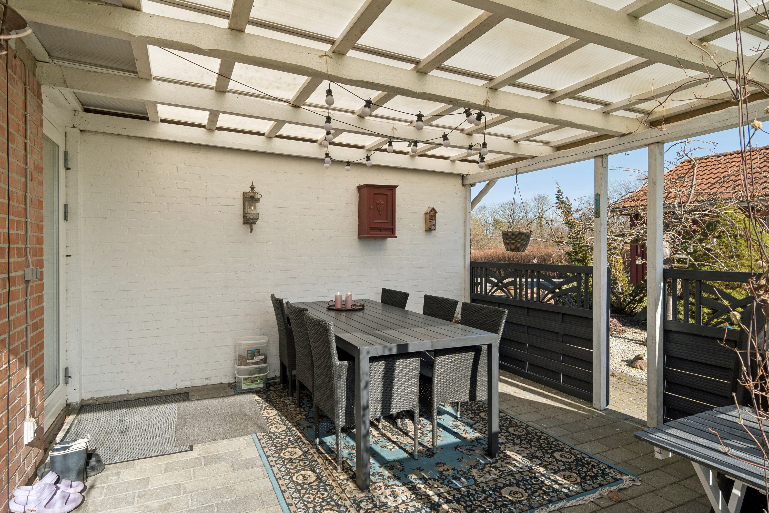 Fremhævet terrasse billede i fuldskærmstilstand. Billede af Levetoftevej 15, 4690 Haslev