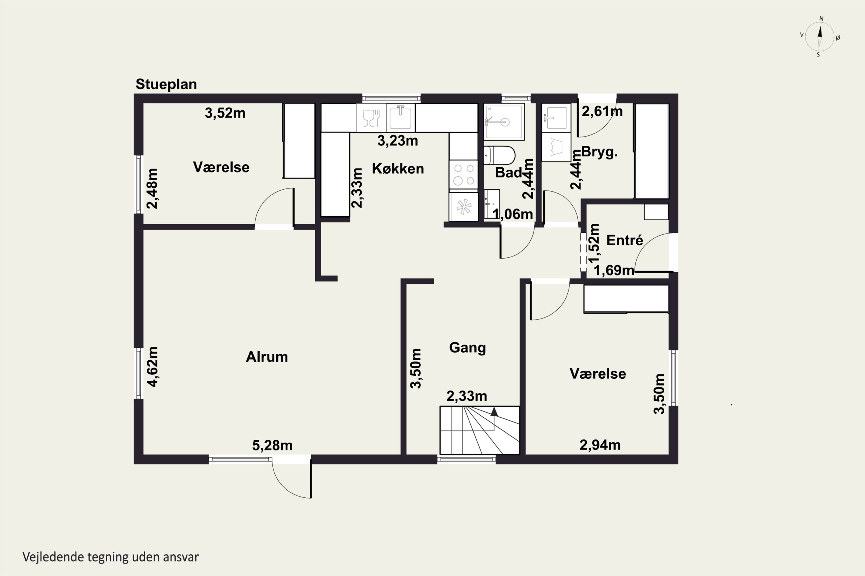Plantegninger billede af Fjordlystvej 24, 7700 Thisted