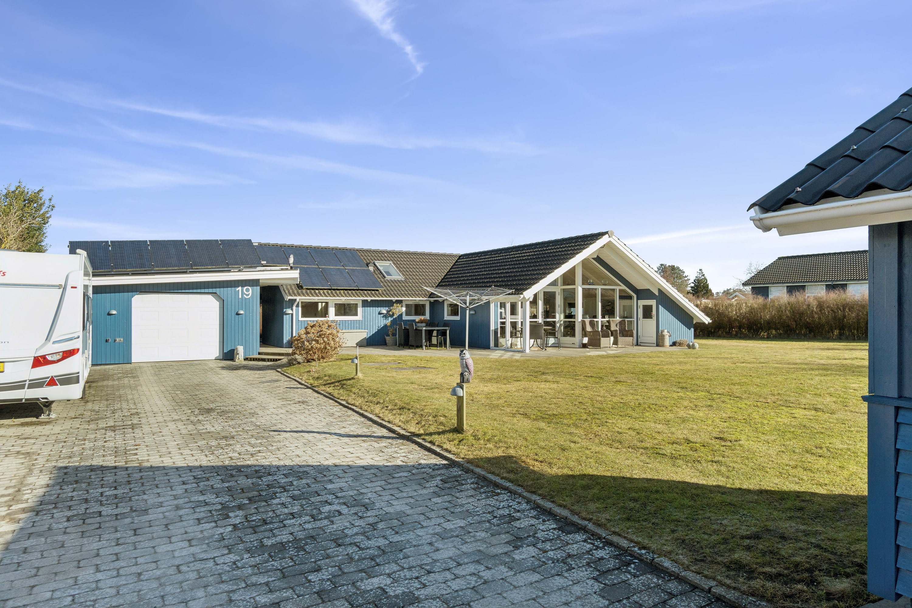 Fremhævet set fra vejen billede i fuldskærmstilstand. Billede af Engtoften 19, Kelstrup, 4200 Slagelse