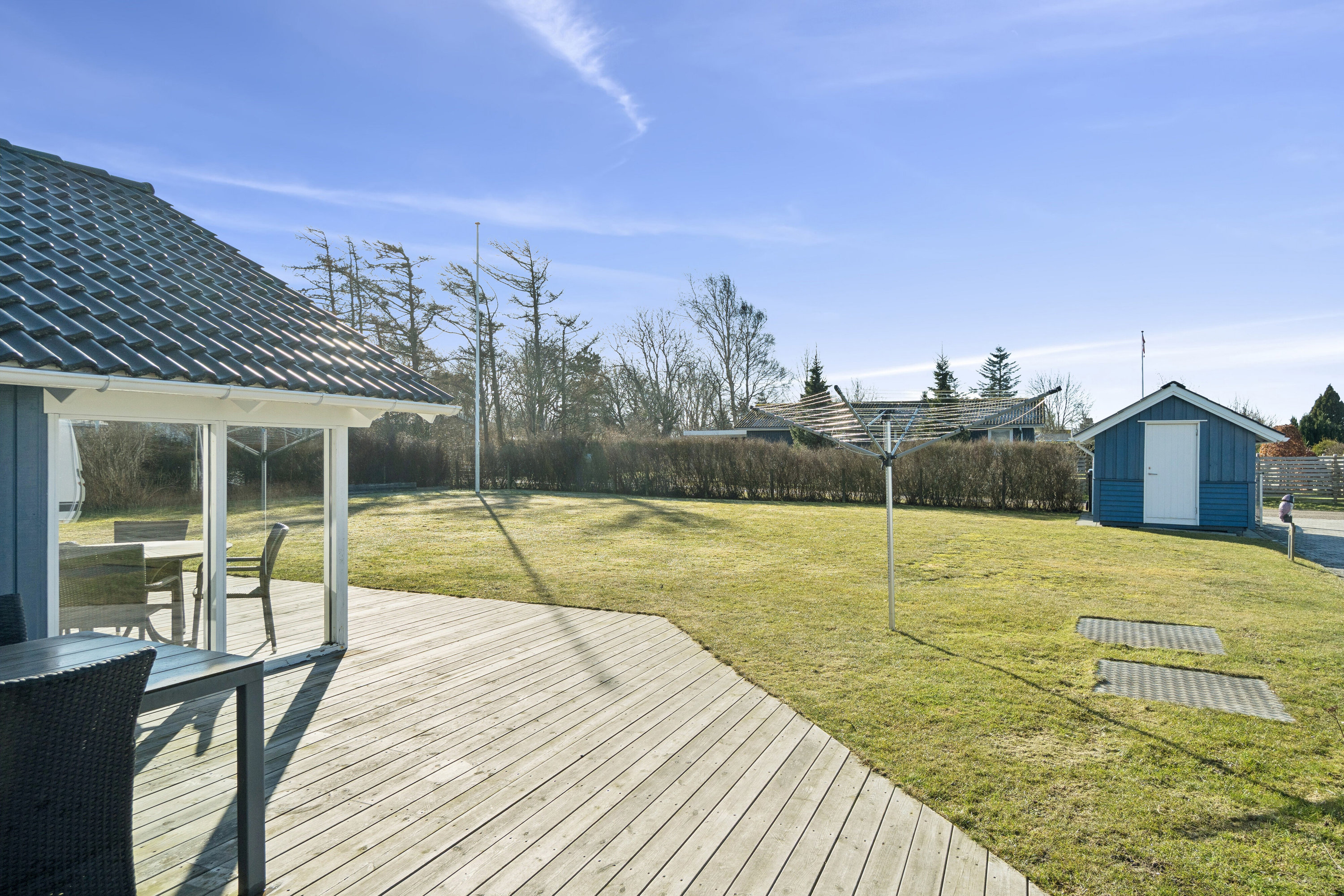 Fremhævet udendørs billede i fuldskærmstilstand. Billede af Engtoften 19, Kelstrup, 4200 Slagelse