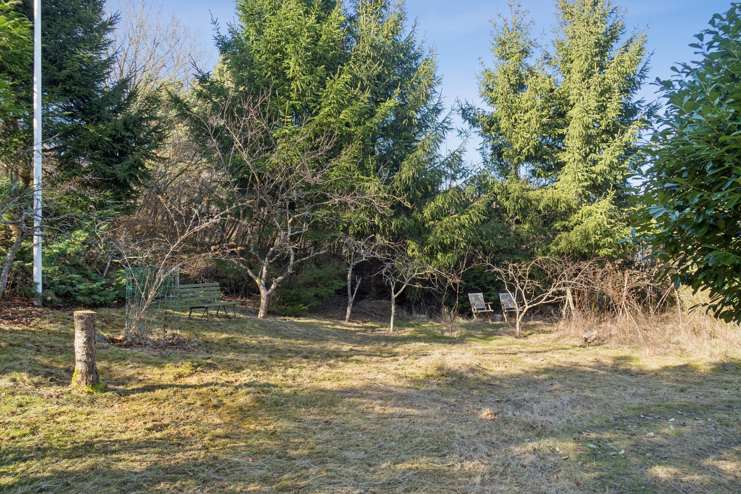 Fremhævet set fra haven billede i fuldskærmstilstand. Billede af Høgevej 6, Indelukket, 4550 Asnæs