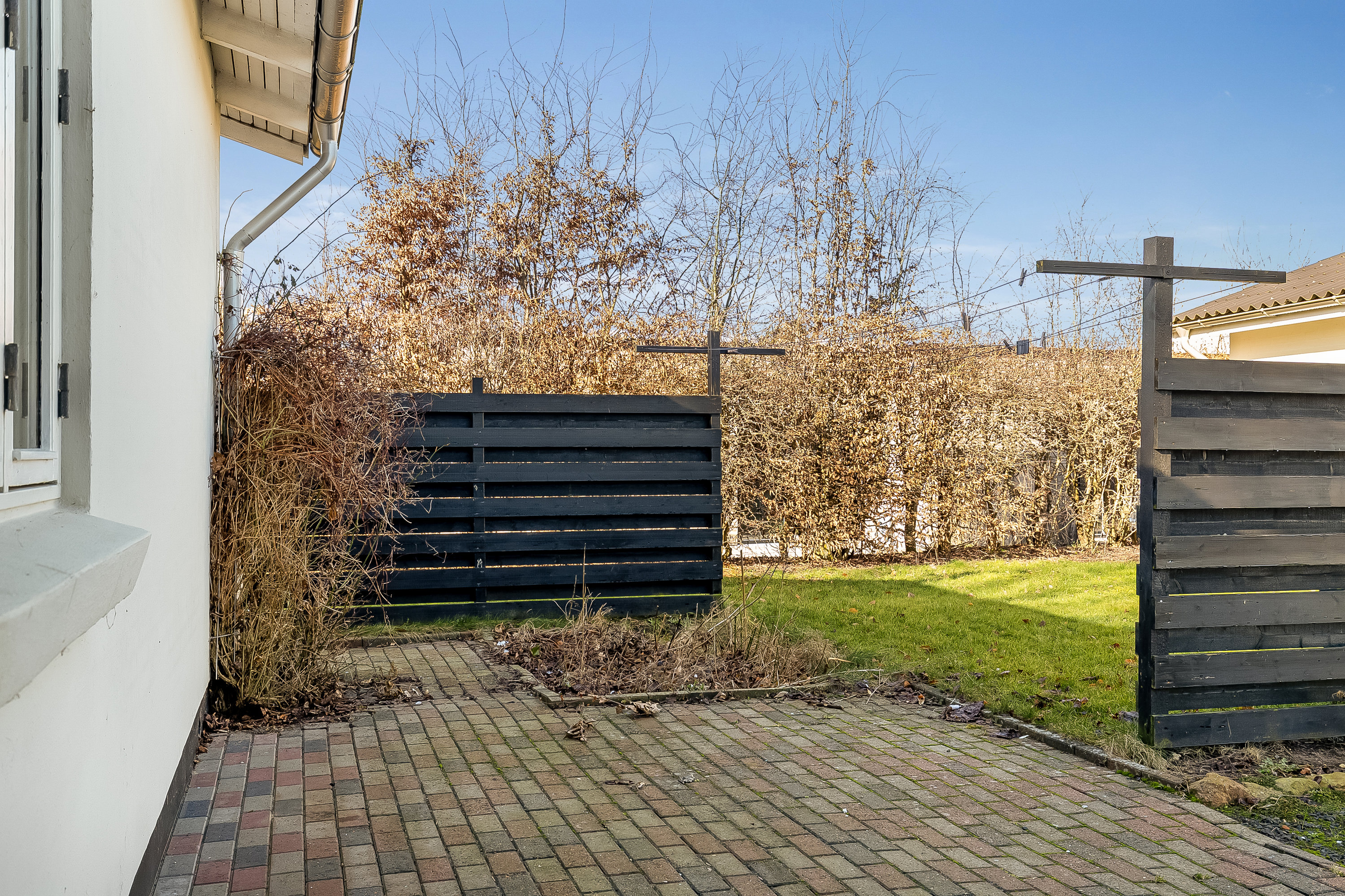 Fremhævet terrasse billede i fuldskærmstilstand. Billede af Gl. Bjært 34, 6091 Bjert