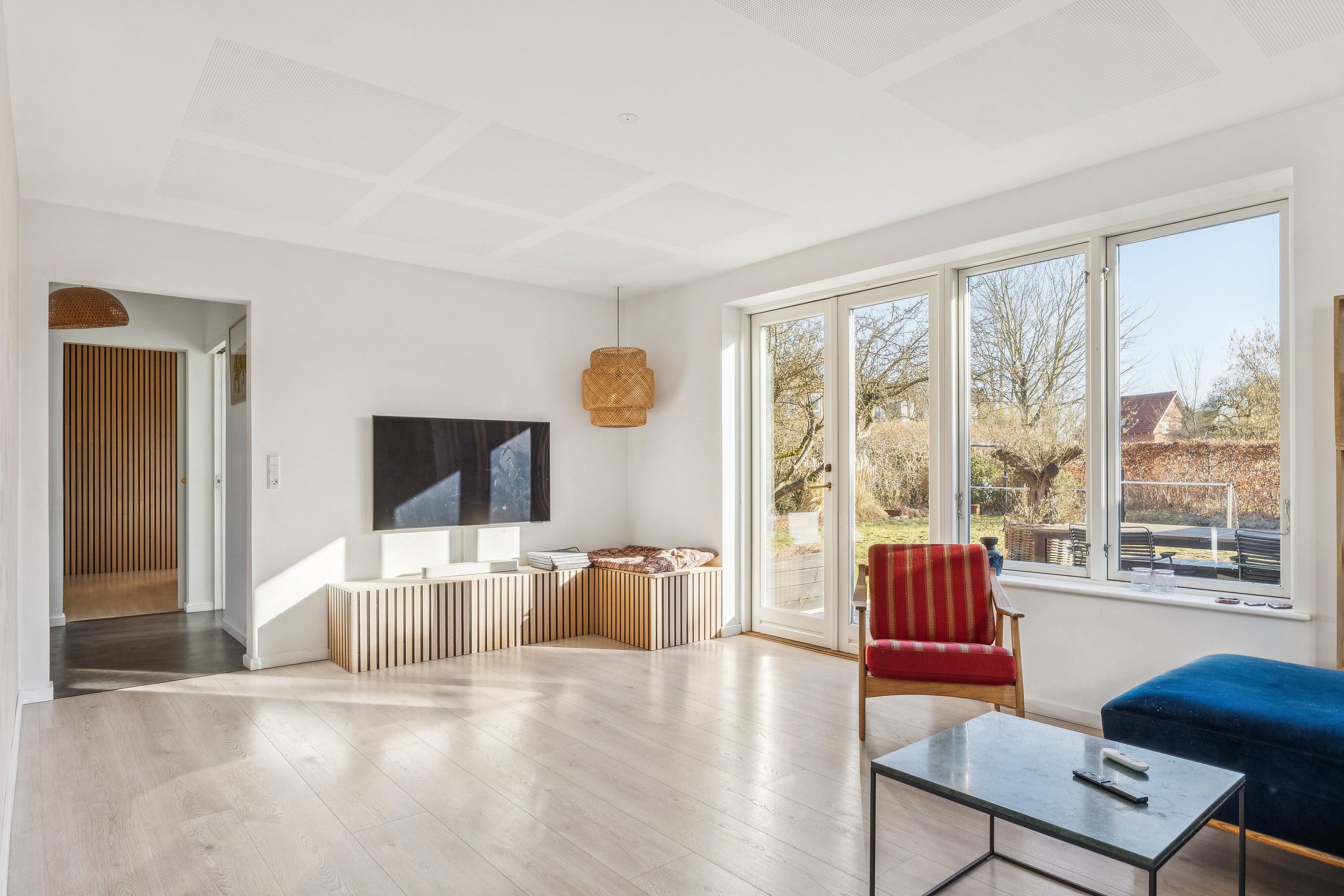 Fremhævet stue billede i fuldskærmstilstand. Billede af Vestre Allé 23, 8600 Silkeborg