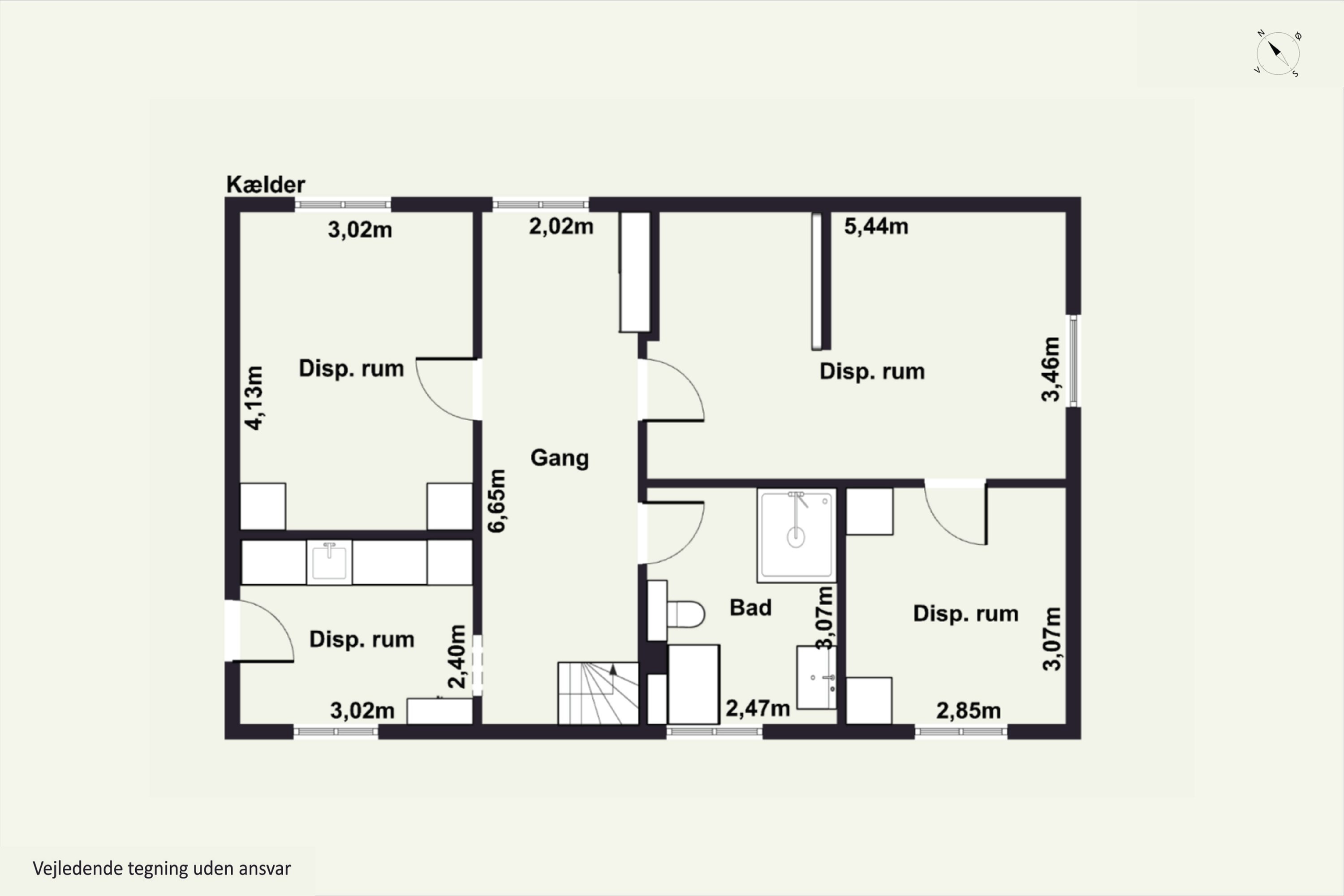 Plantegninger billede af Vestre Allé 23, 8600 Silkeborg