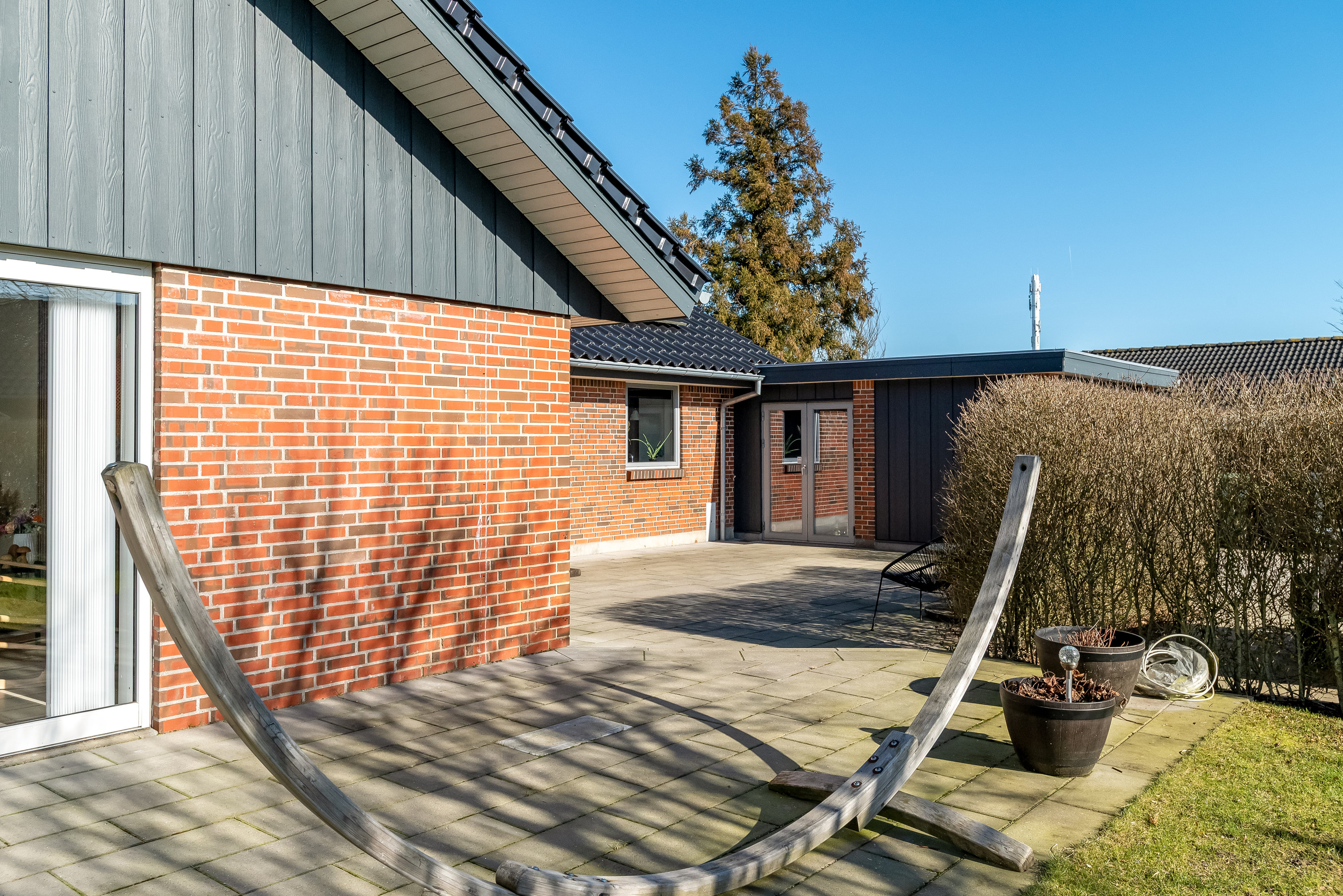 Fremhævet terrasse billede i fuldskærmstilstand. Billede af Bannestrupparken 11, Tvis, 7500 Holstebro