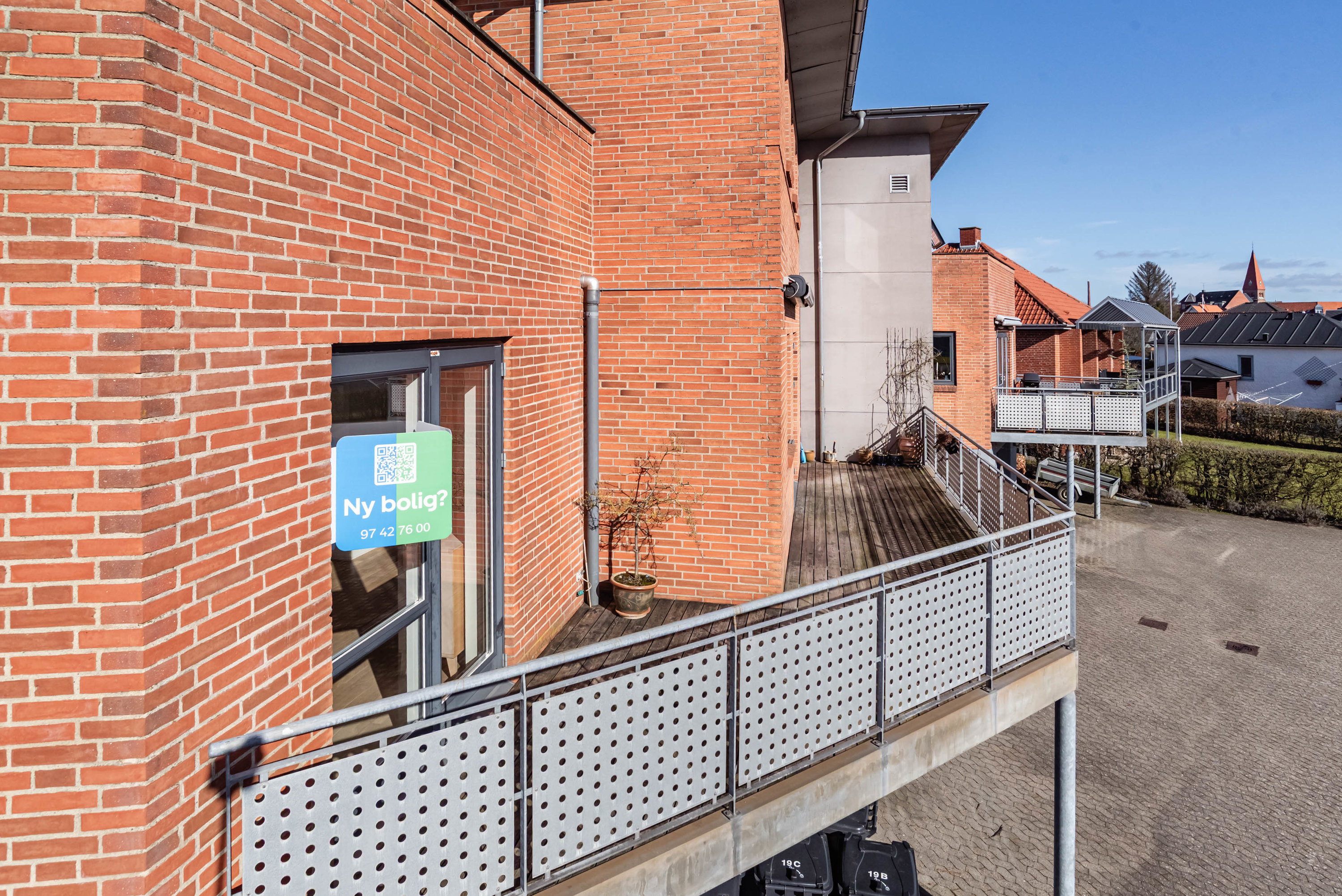 Fremhævet altan billede i fuldskærmstilstand. Billede af Vesterbrogade 19, st.. tv., 7500 Holstebro