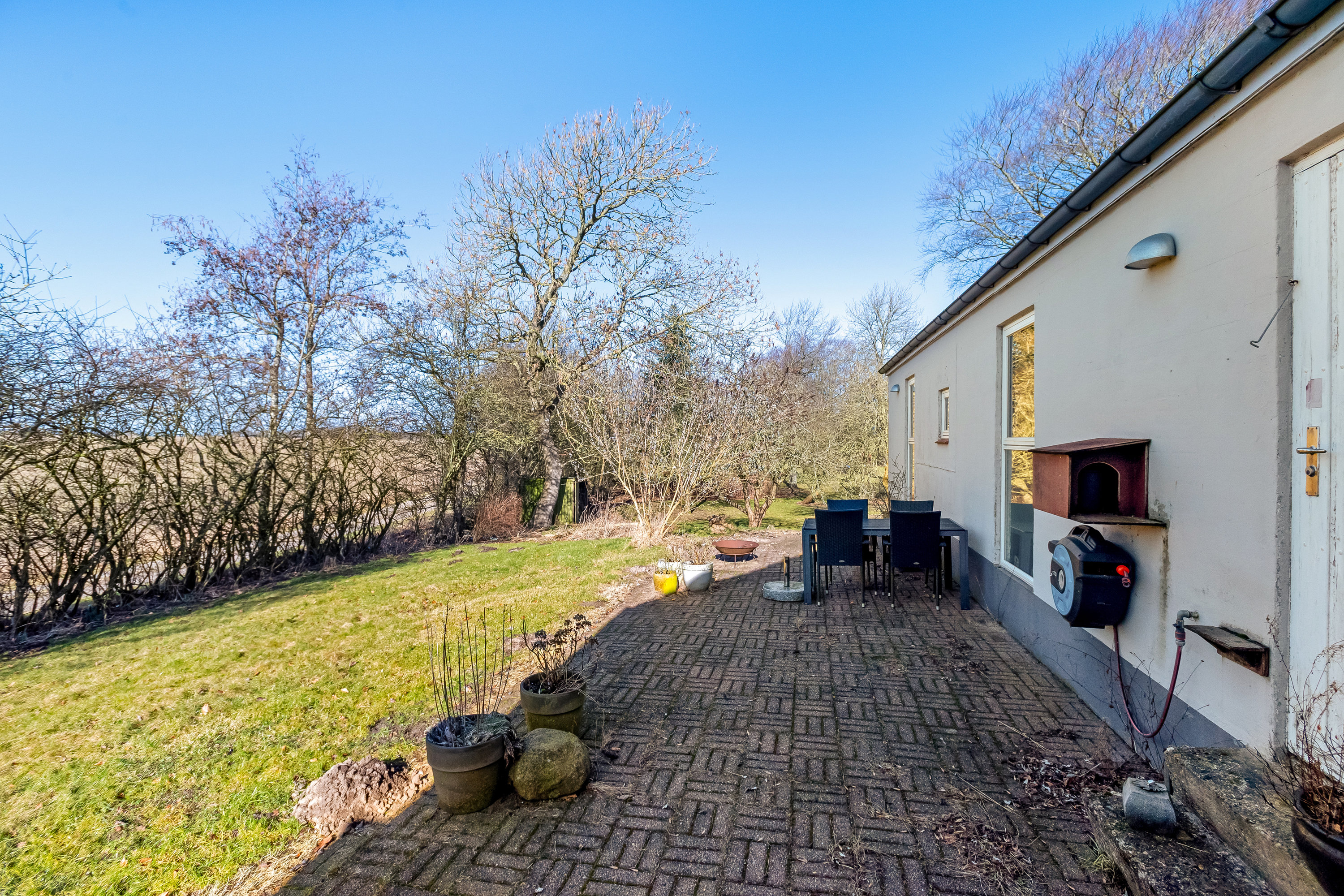 Fremhævet terrasse billede i fuldskærmstilstand. Billede af Sønder Hjermvej 8, 7560 Hjerm