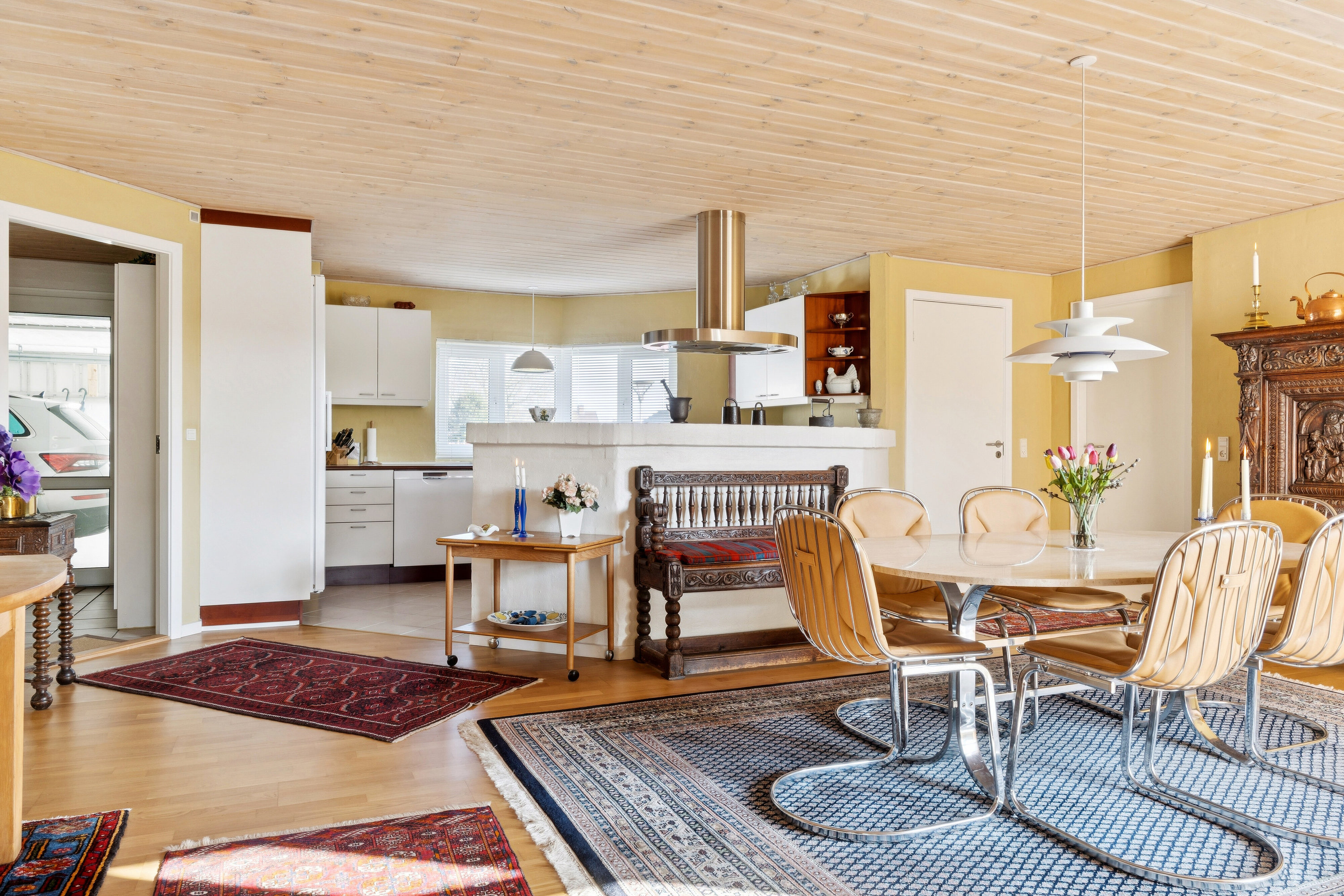 Fremhævet spisestue billede i fuldskærmstilstand. Billede af Kalveknækket 19, Kollund, 6340 Kruså