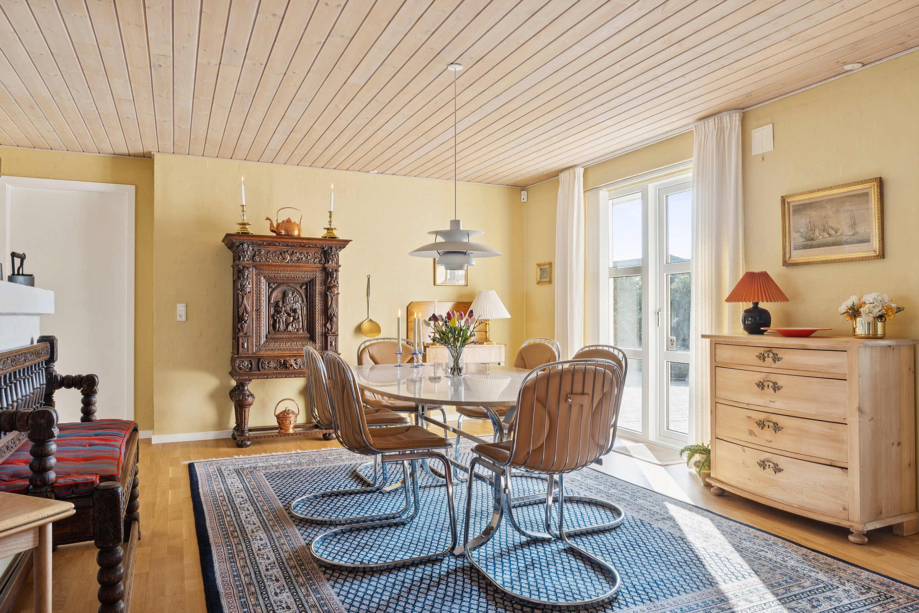 Fremhævet spisestue billede i fuldskærmstilstand. Billede af Kalveknækket 19, Kollund, 6340 Kruså