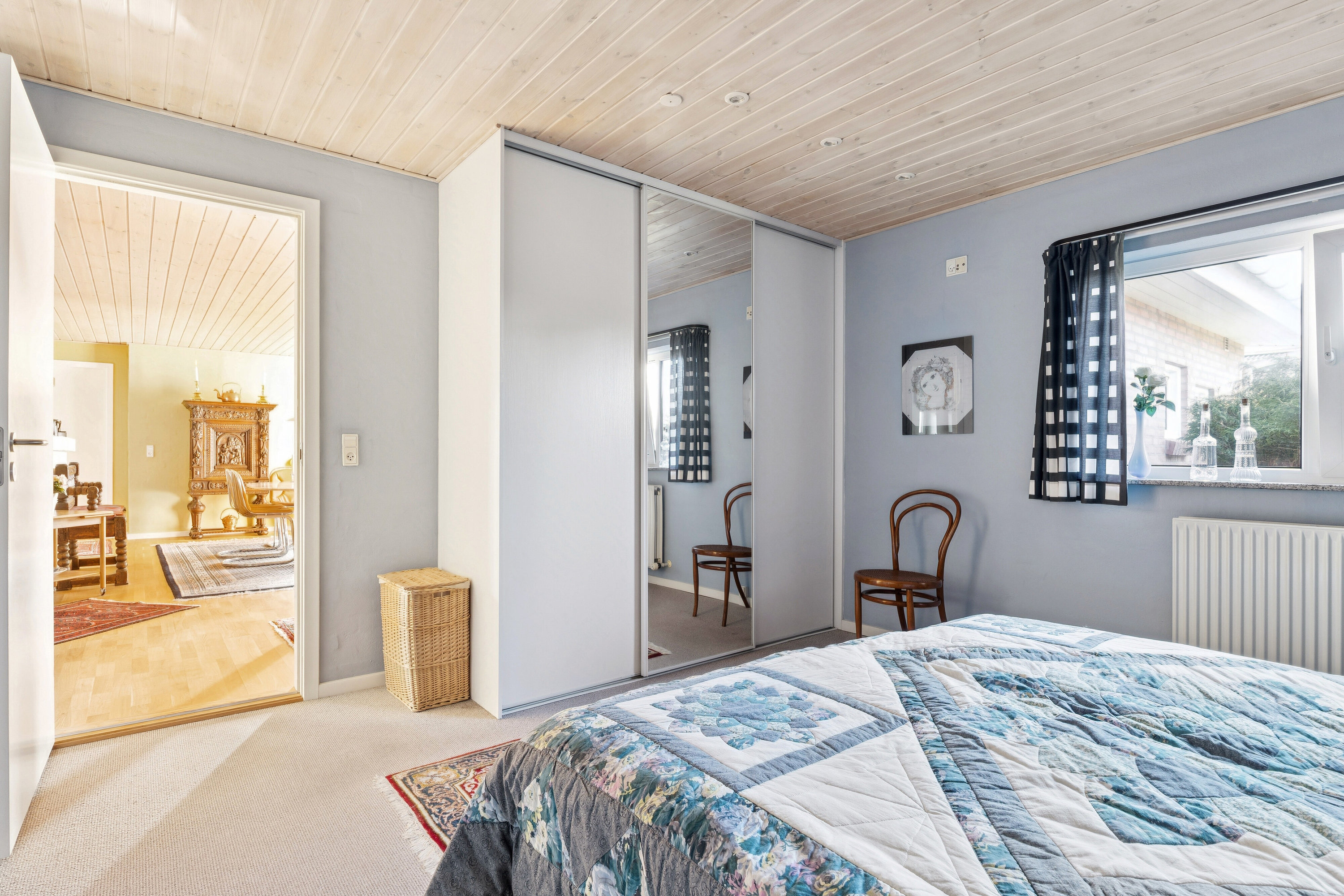 Fremhævet soveværelse billede i fuldskærmstilstand. Billede af Kalveknækket 19, Kollund, 6340 Kruså