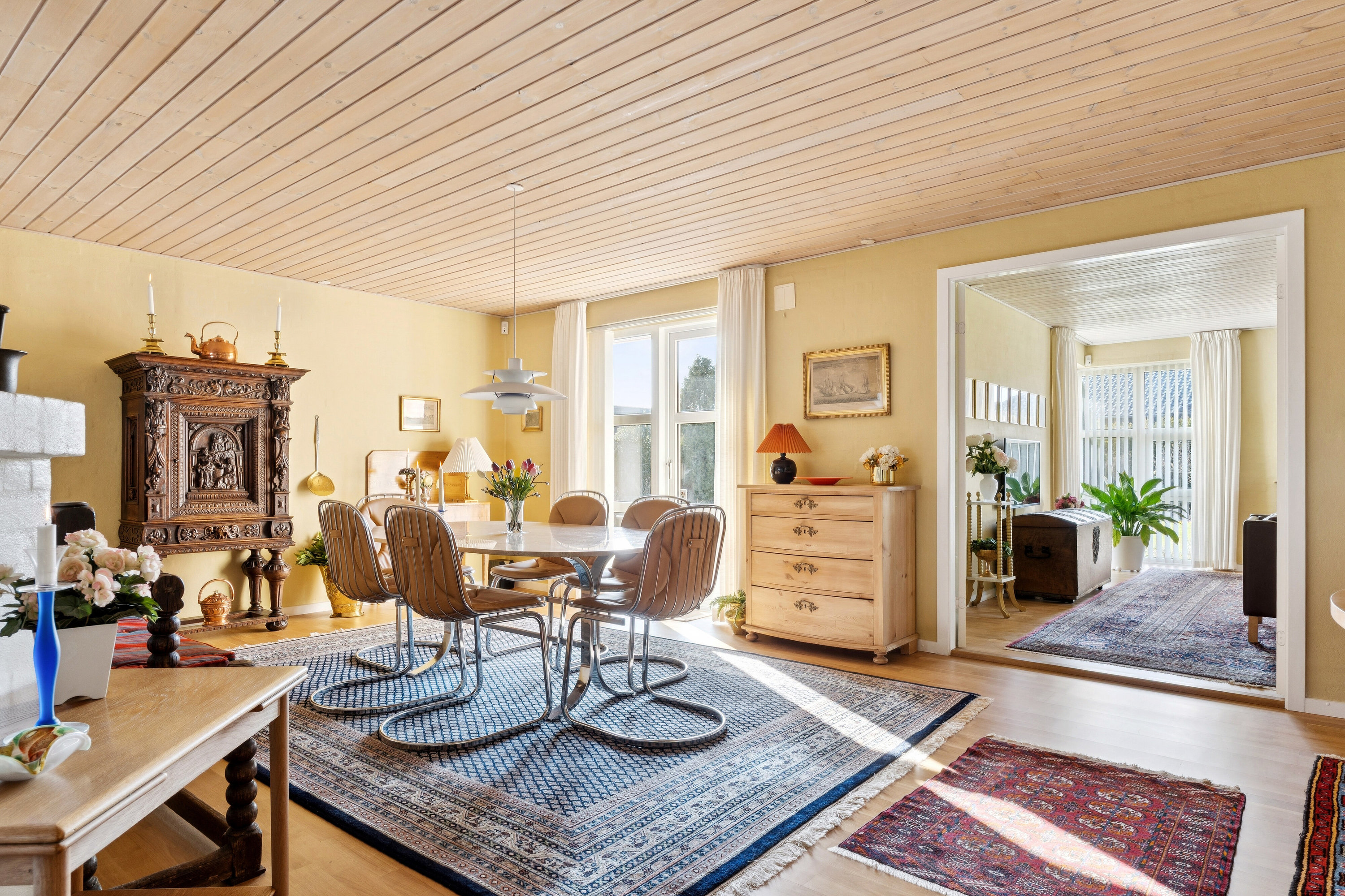 Fremhævet spisestue billede i fuldskærmstilstand. Billede af Kalveknækket 19, Kollund, 6340 Kruså