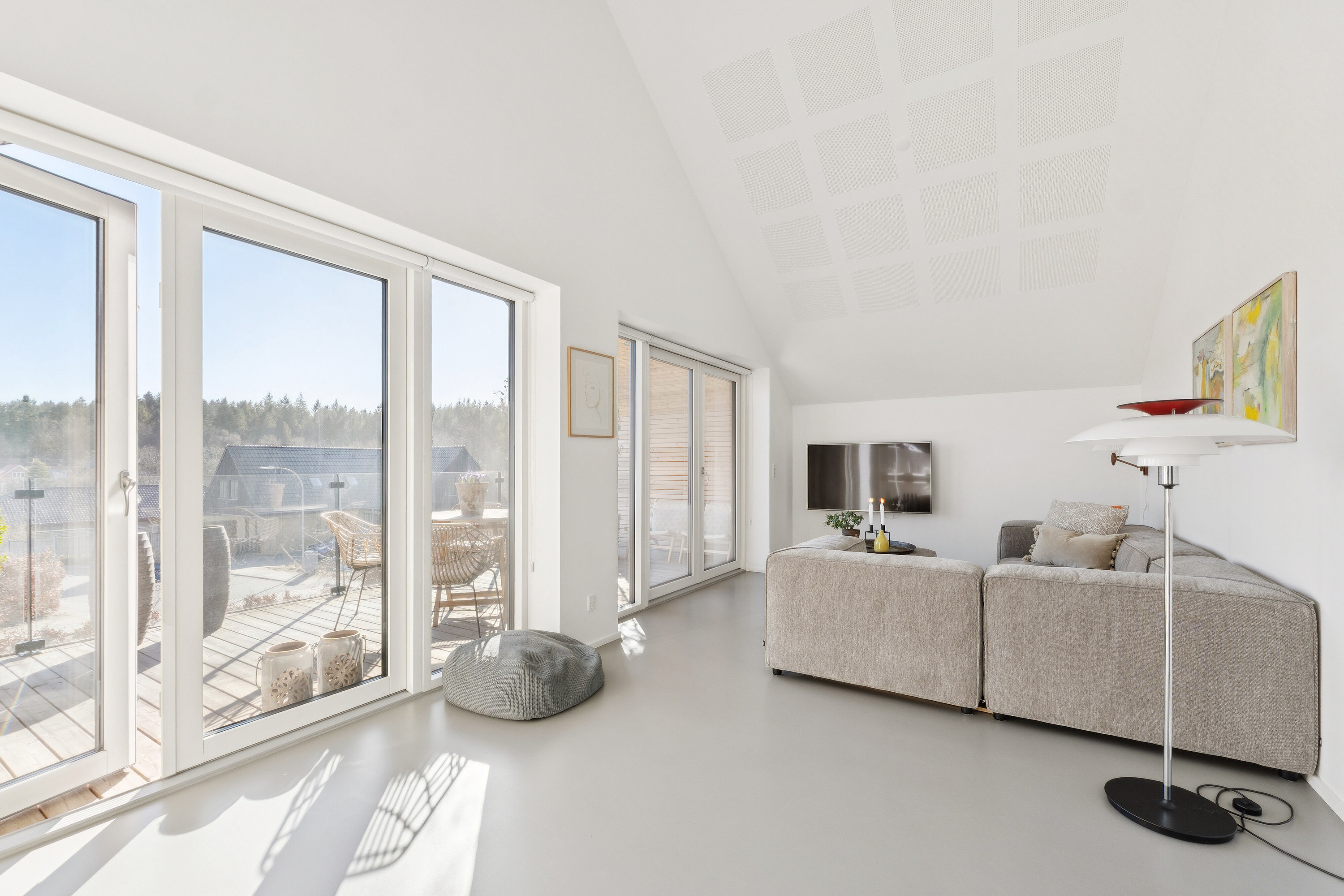 Fremhævet stue billede i fuldskærmstilstand. Billede af Parkvænget 18, 8600 Silkeborg