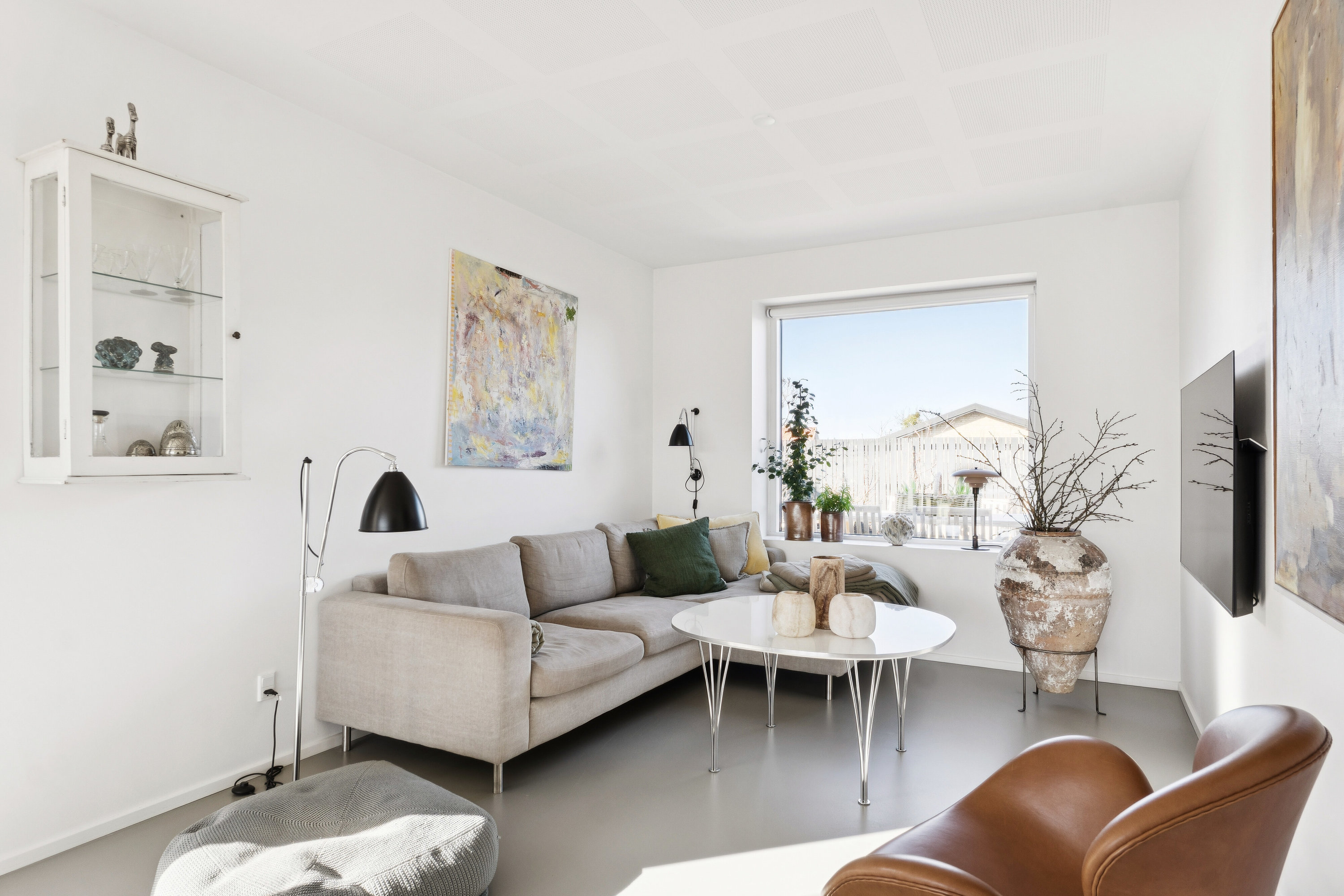 Fremhævet stue billede i fuldskærmstilstand. Billede af Parkvænget 18, 8600 Silkeborg