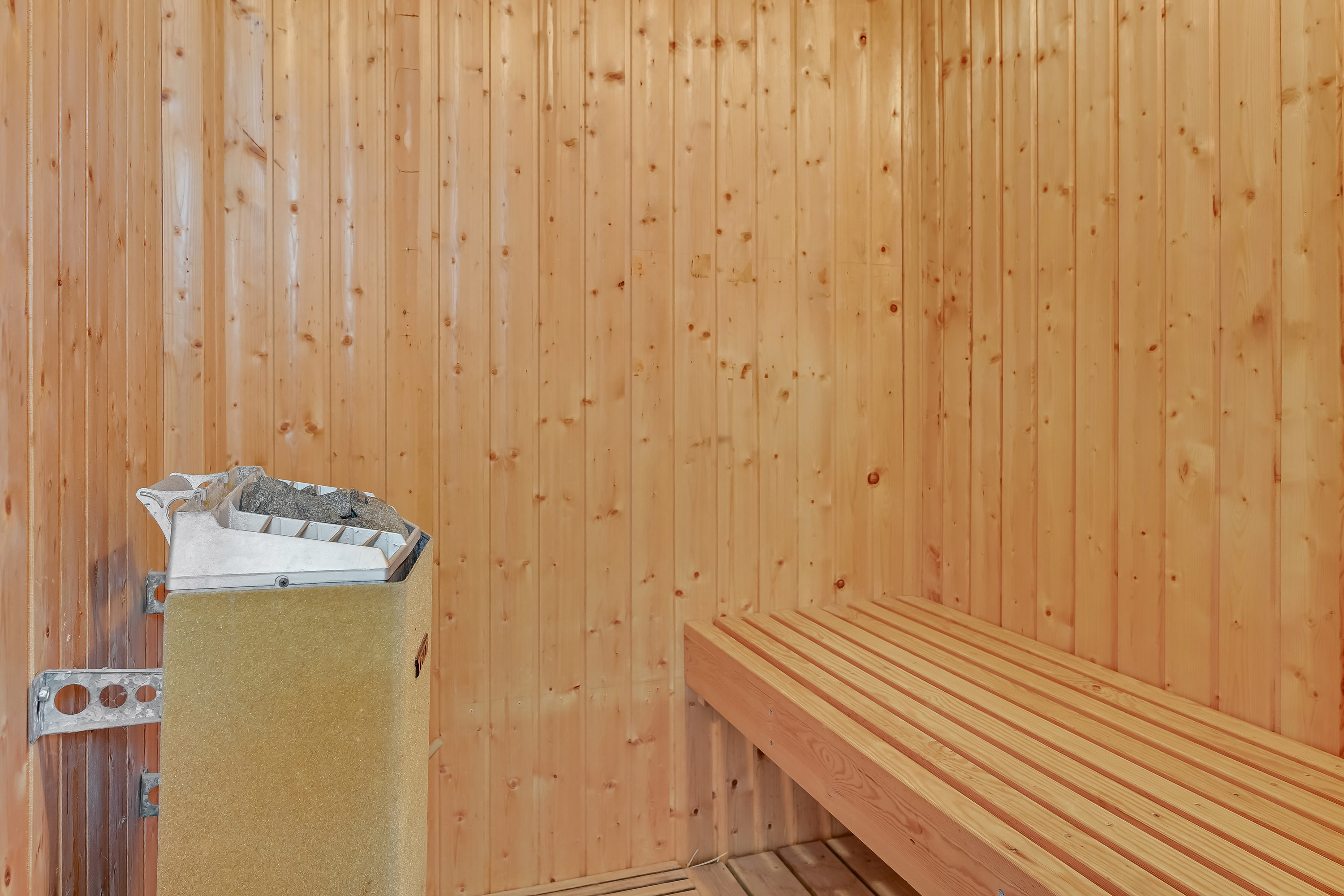 Fremhævet sauna billede i fuldskærmstilstand. Billede af Slunden 54, Rindby Strand, 6720 Fanø