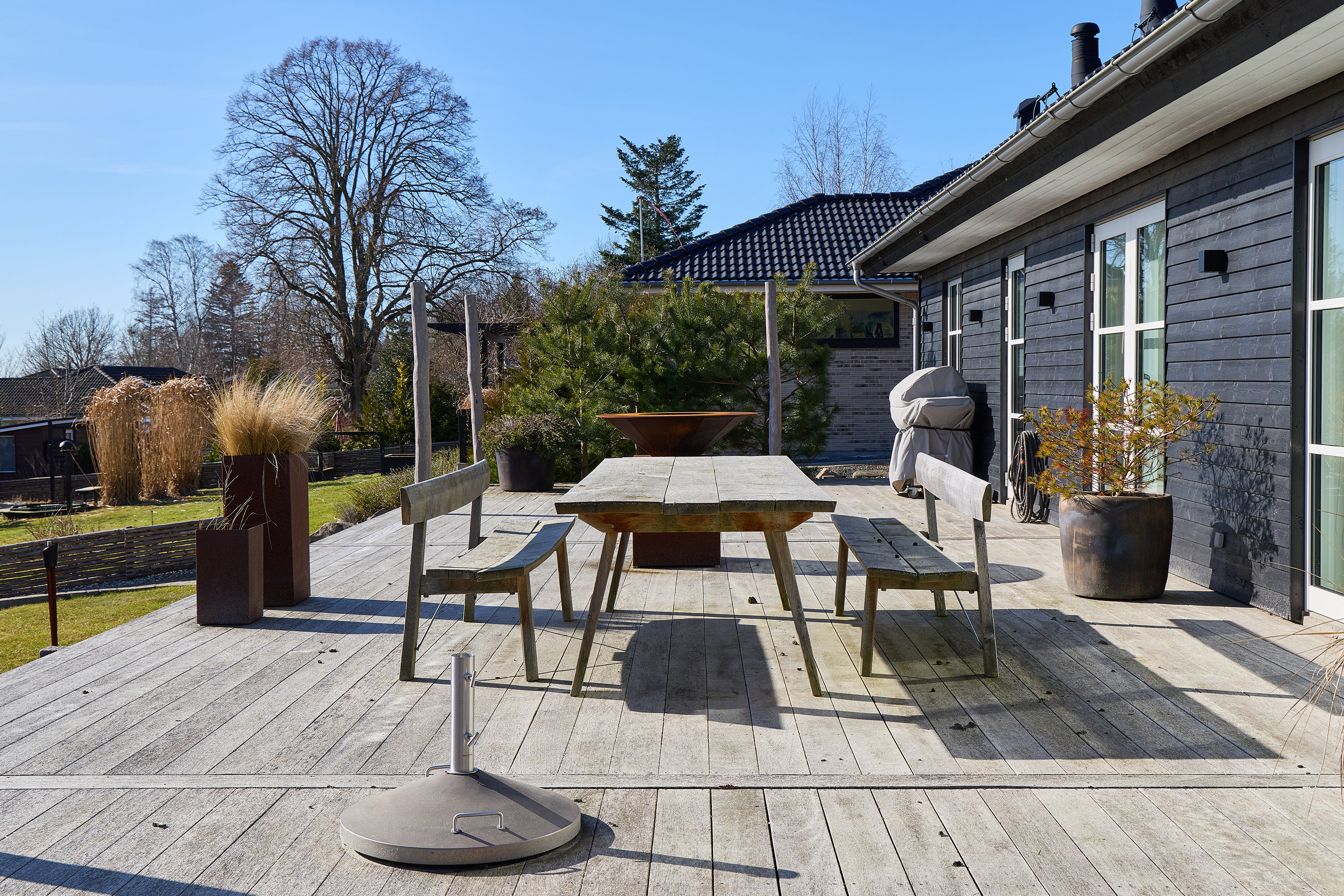 Fremhævet terrasse billede i fuldskærmstilstand. Billede af Meransletten 1, 3630 Jægerspris