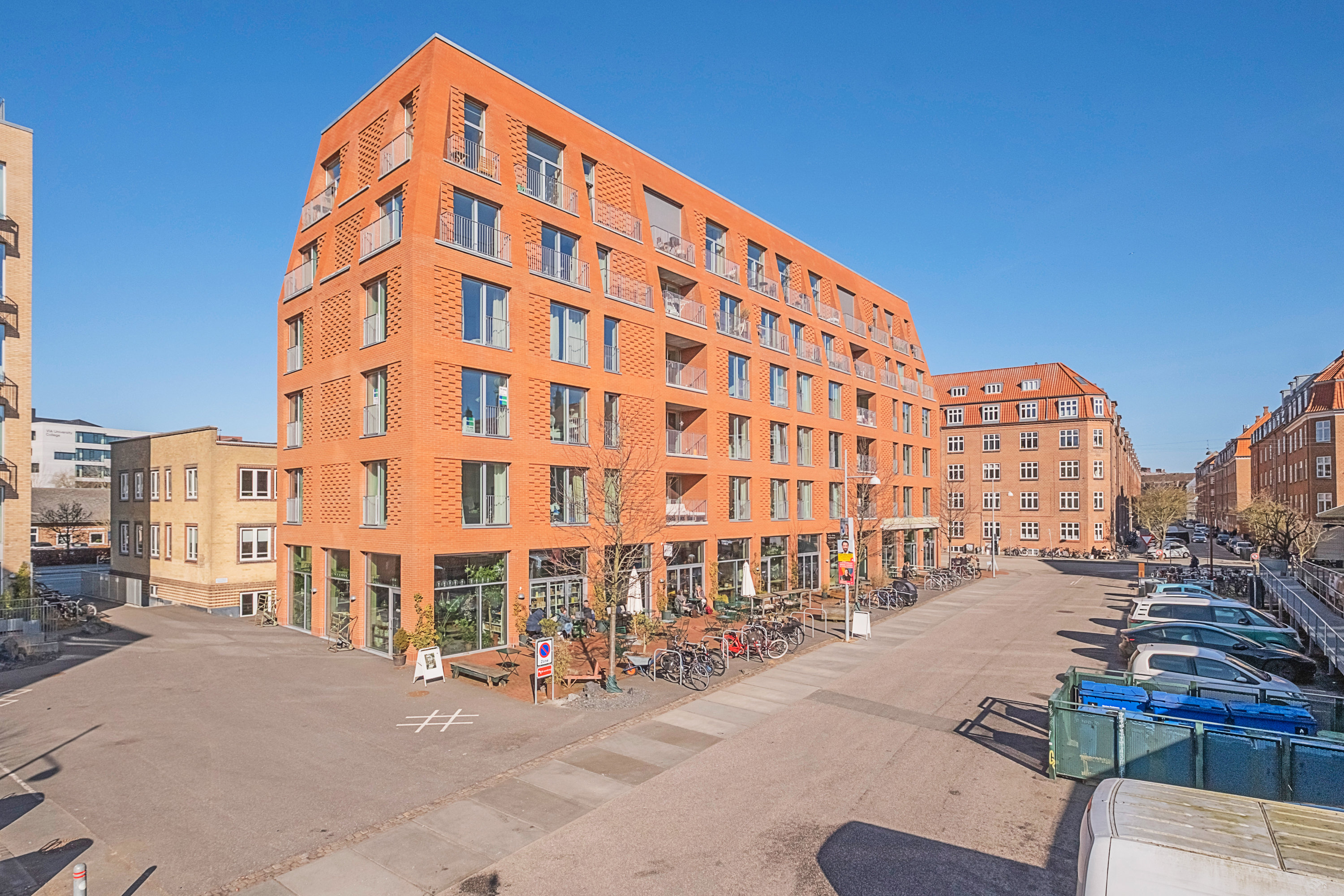 Fremhævet facade billede i fuldskærmstilstand. Billede af Kjeld Tolstrups Gade 16, 2. th., 8000 Aarhus C