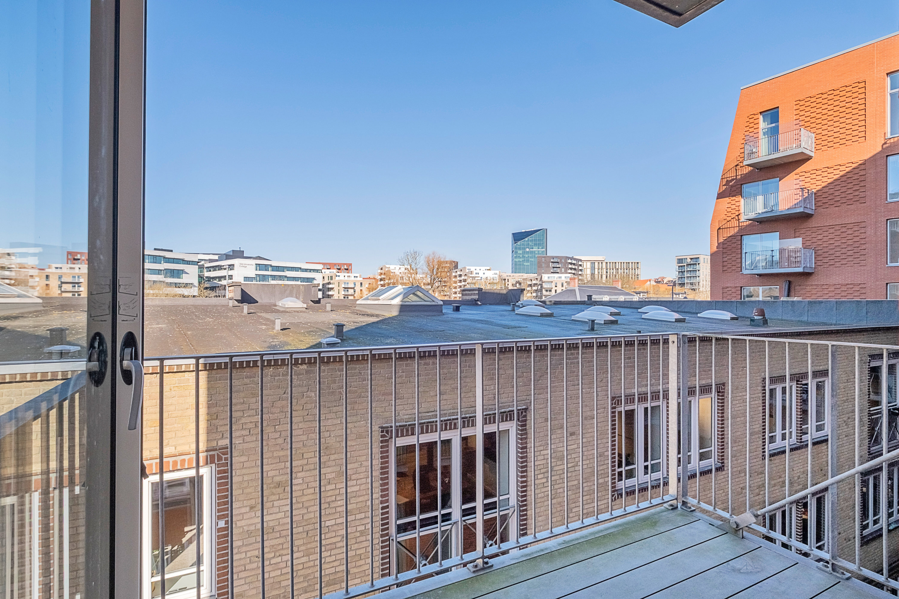 Fremhævet altan billede i fuldskærmstilstand. Billede af Kjeld Tolstrups Gade 16, 2. th., 8000 Aarhus C