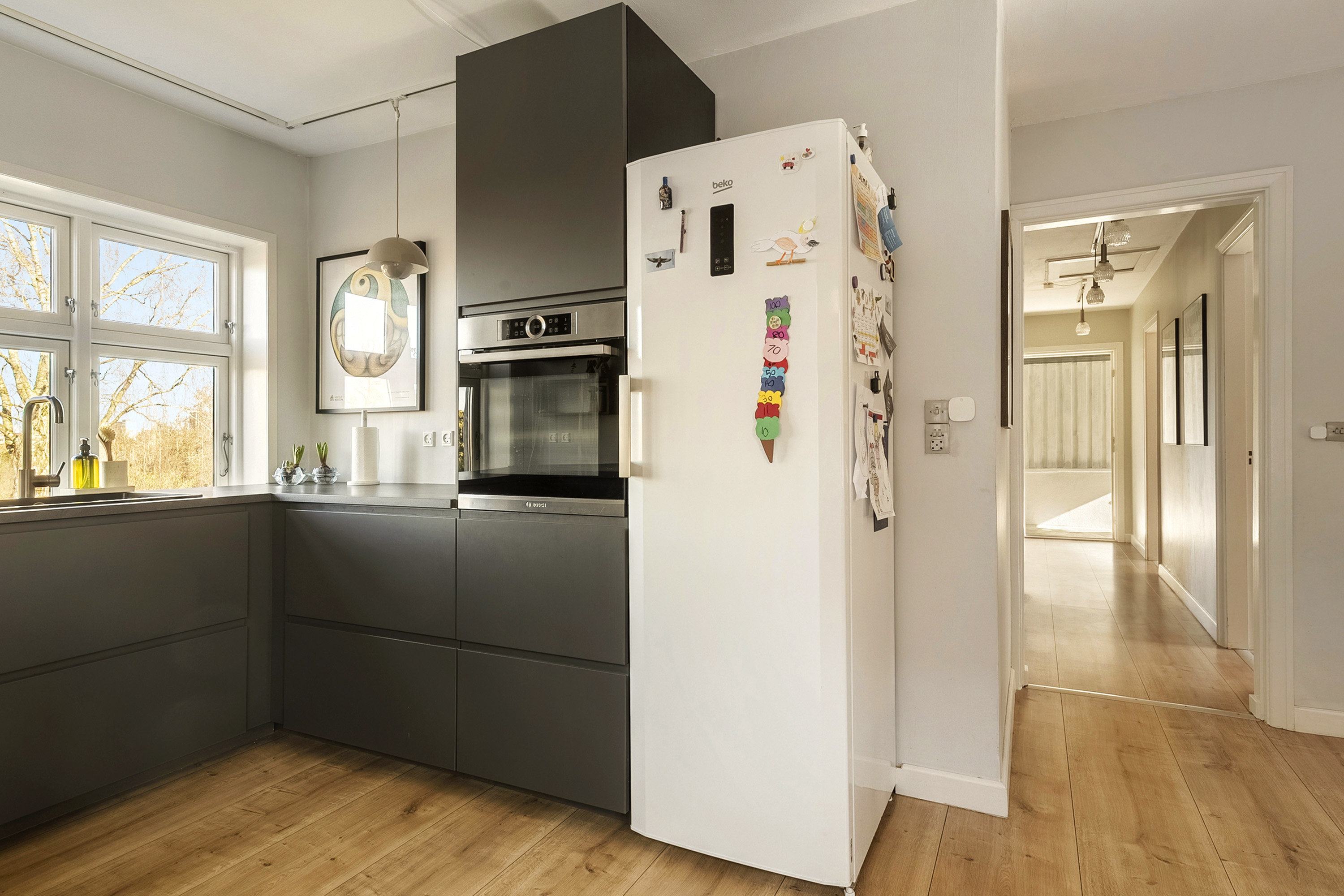 Fremhævet køkken billede i fuldskærmstilstand. Billede af Vibevej 12, Bækkelund, 8700 Horsens