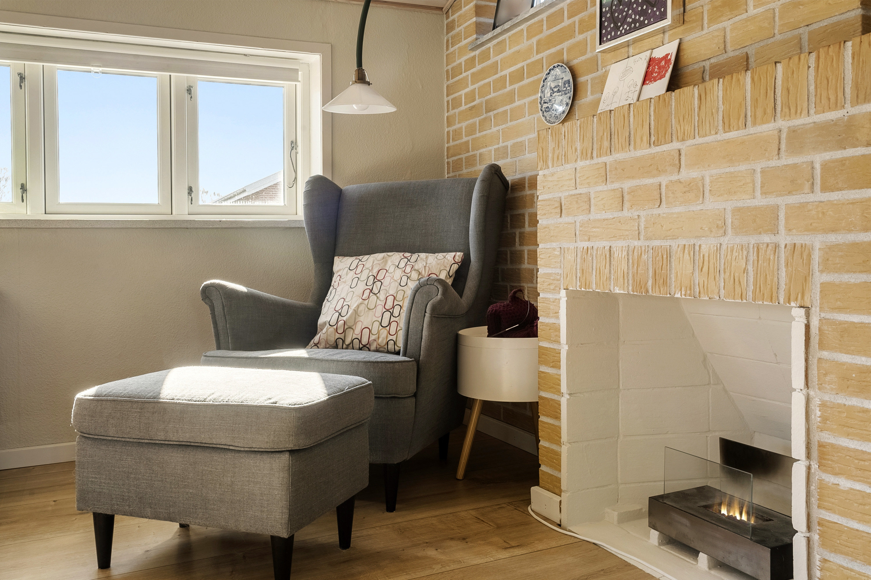 Fremhævet stue billede i fuldskærmstilstand. Billede af Vibevej 12, Bækkelund, 8700 Horsens