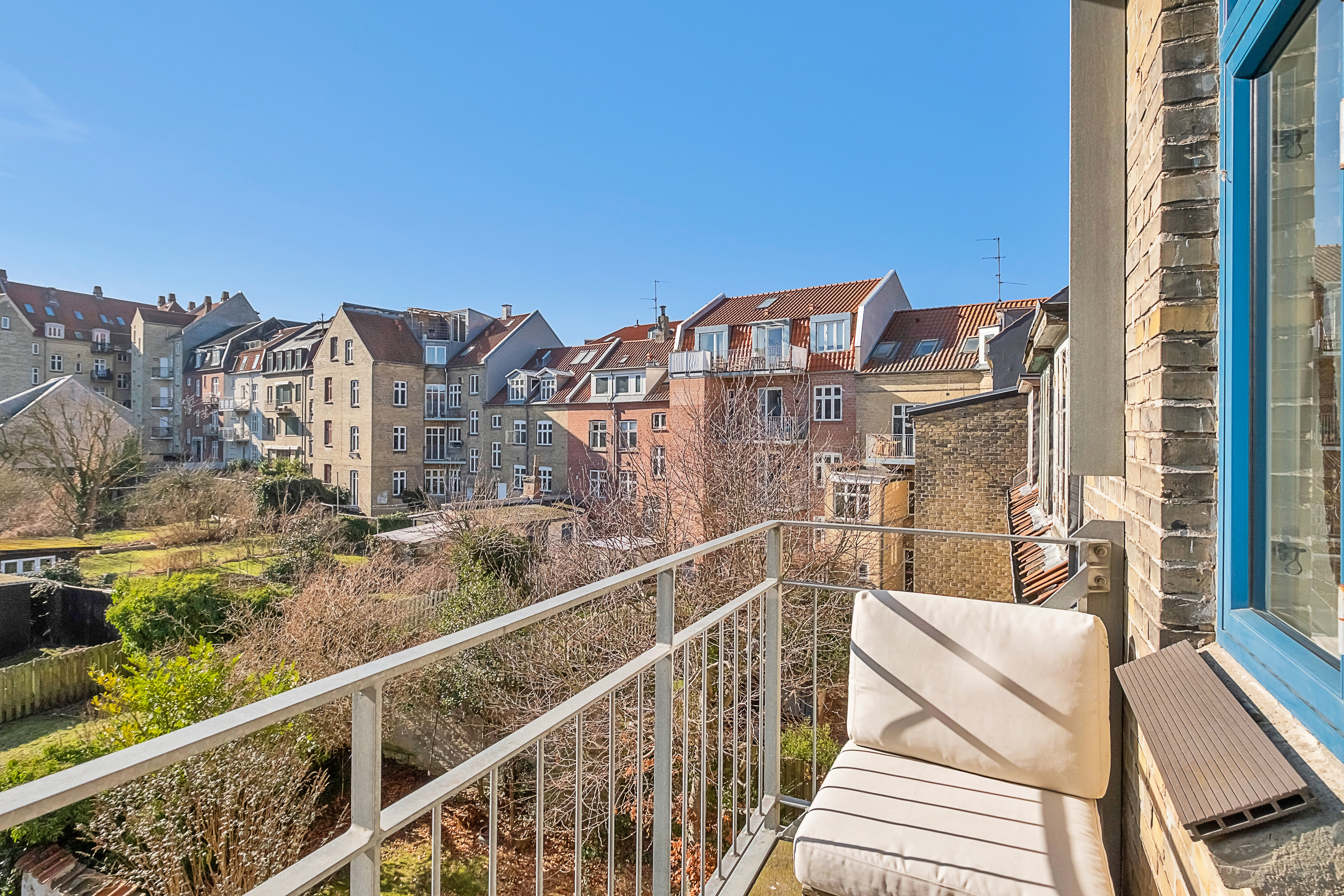 Fremhævet altan billede i fuldskærmstilstand. Billede af Heibergsgade 10, 2. th., 8000 Aarhus C