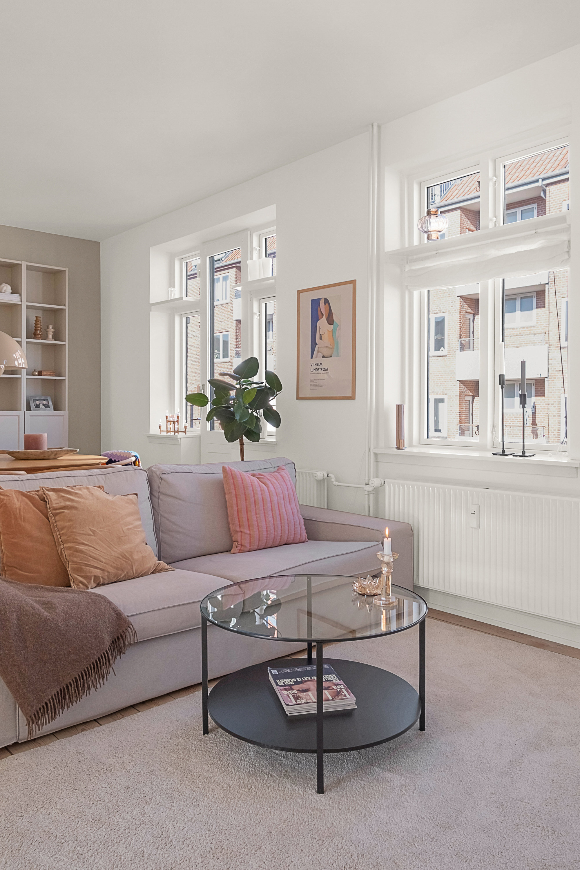 Fremhævet stue billede i fuldskærmstilstand. Billede af Heibergsgade 10, 2. th., 8000 Aarhus C