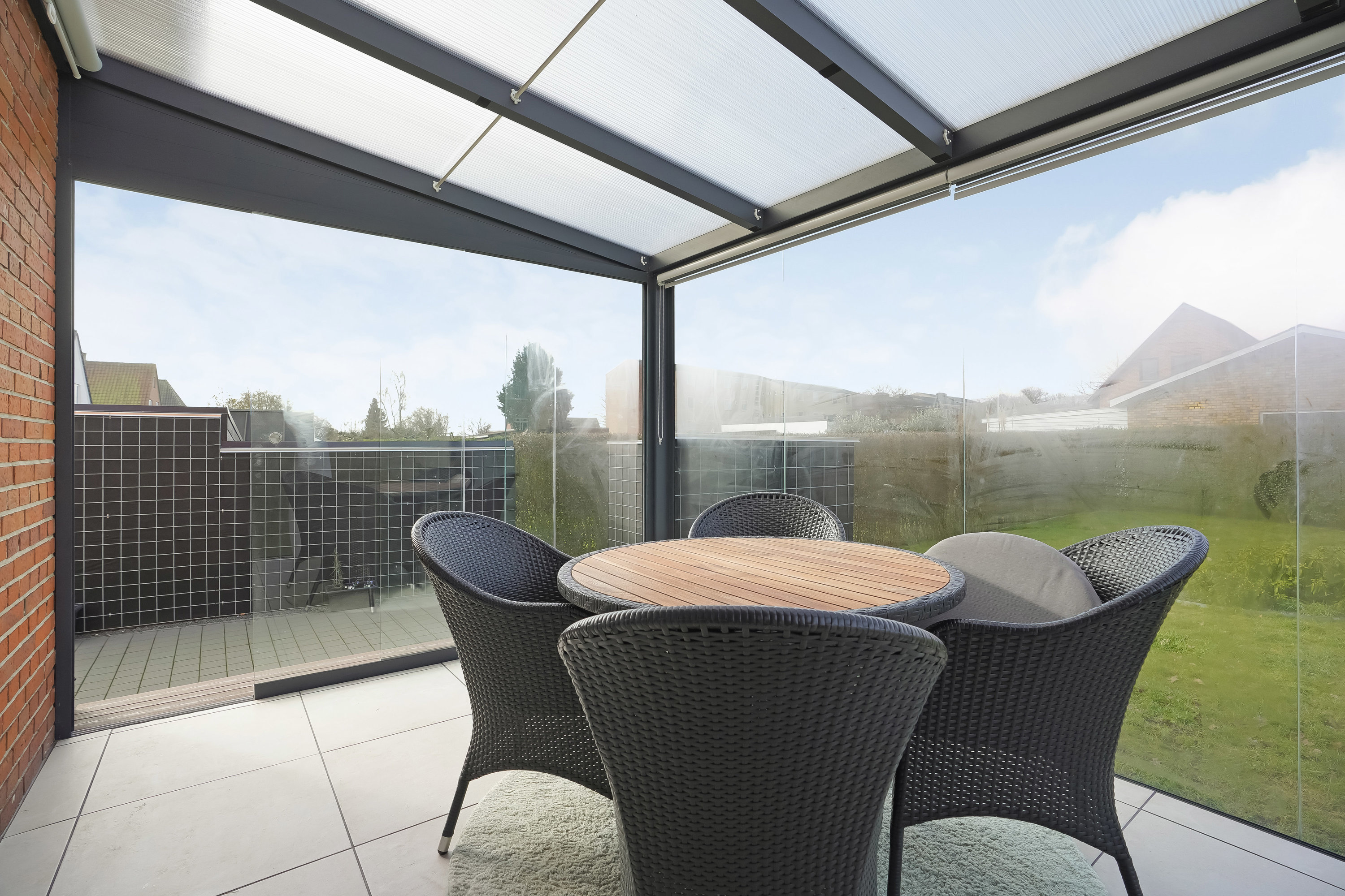 Fremhævet terrasse billede i fuldskærmstilstand. Billede af Teglgårdsvej 2A, 5500 Middelfart