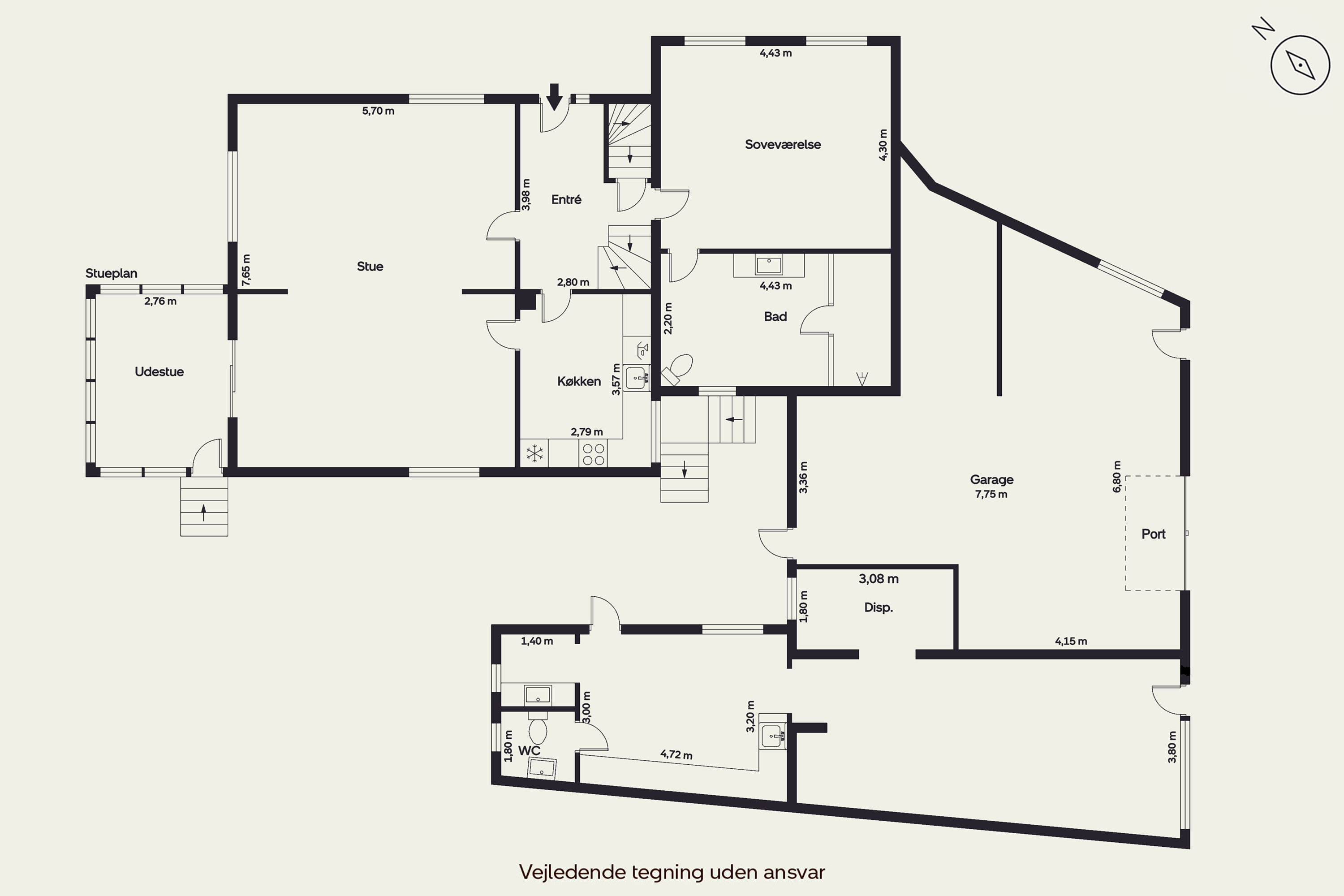 Plantegninger billede af Teglgårdsvej 2A, 5500 Middelfart