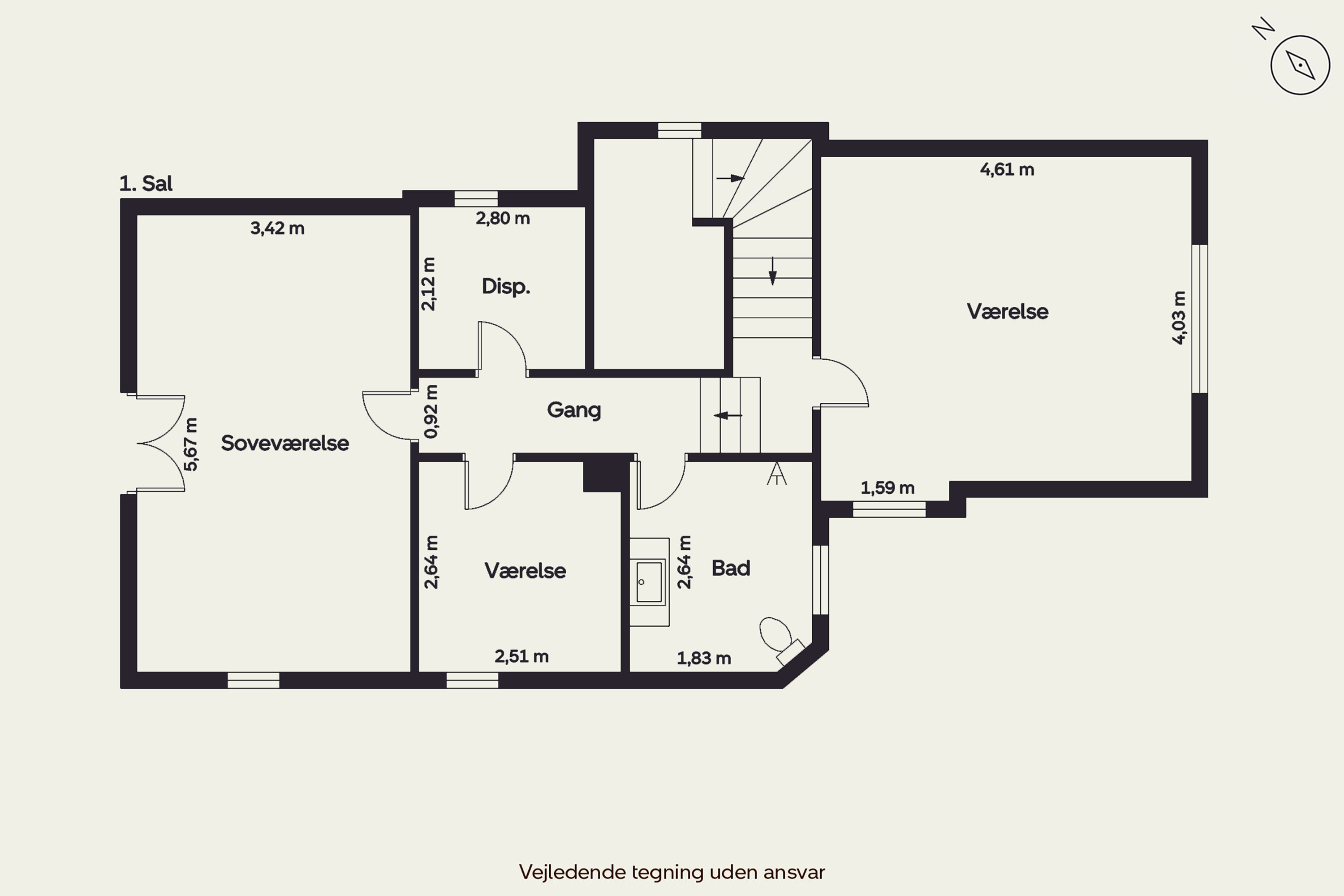 Plantegninger billede af Teglgårdsvej 2A, 5500 Middelfart