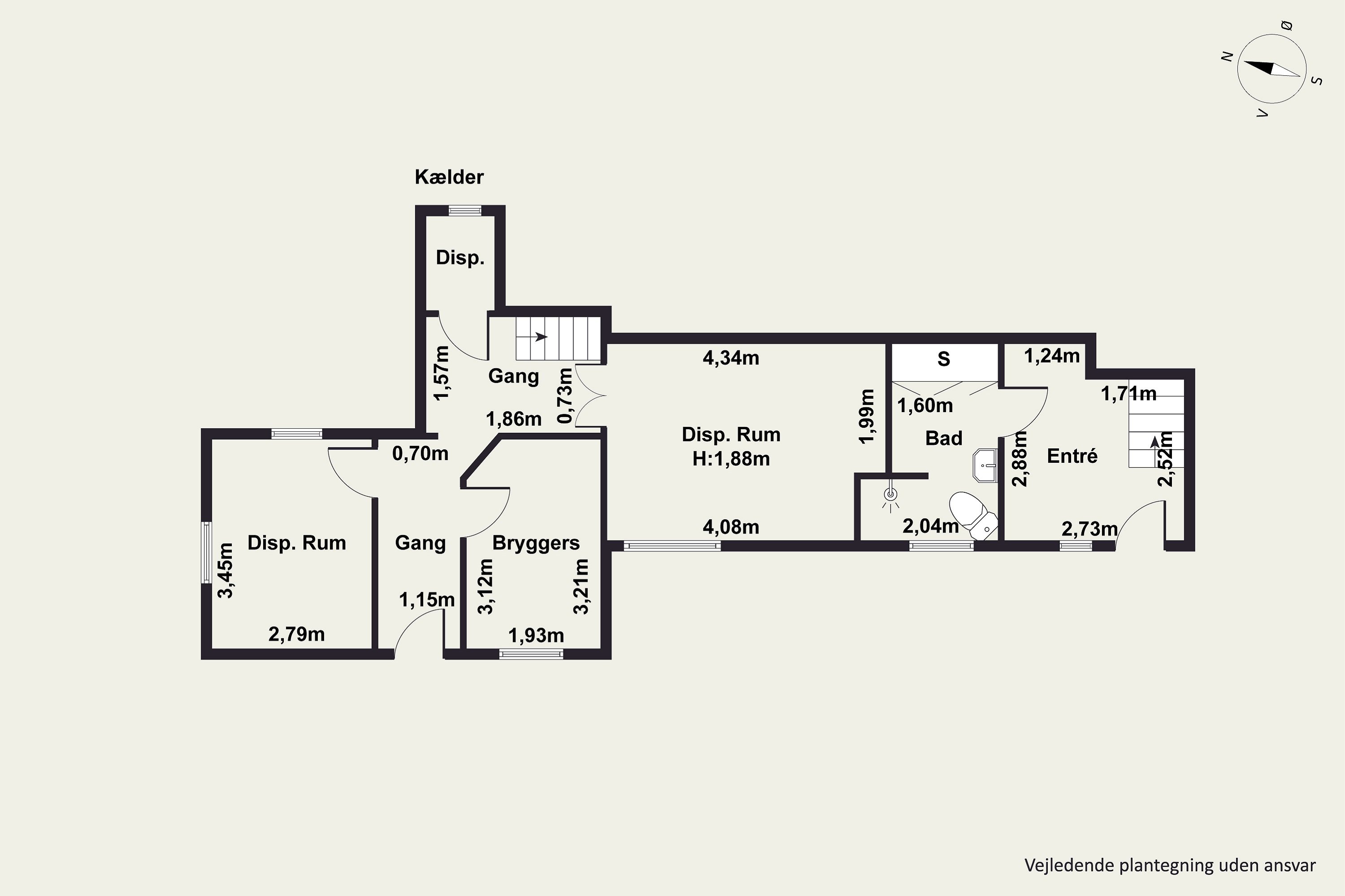 Plantegninger billede af Klaregade 27, Gummerup, 5620 Glamsbjerg