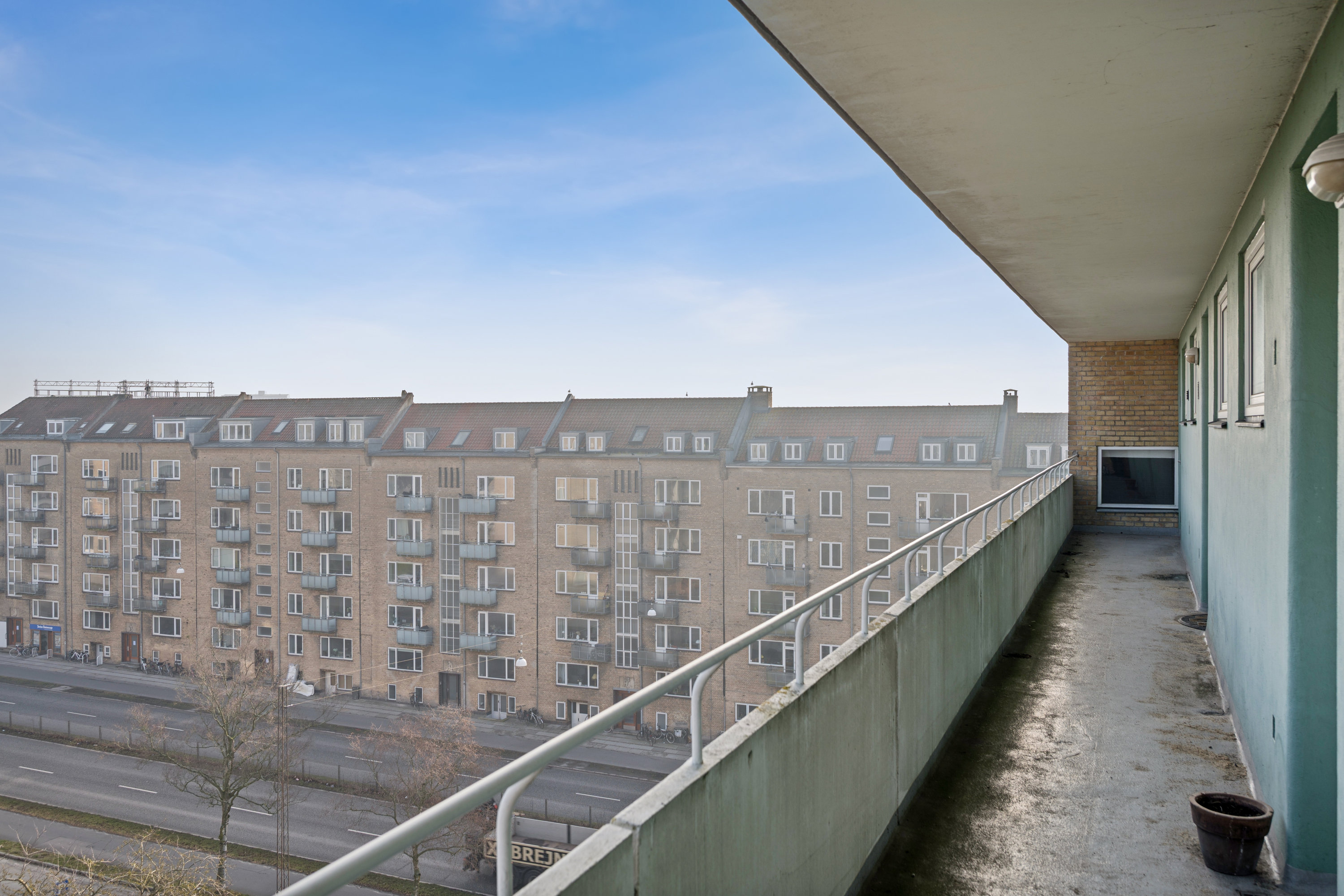 Fremhævet altan billede i fuldskærmstilstand. Billede af Skanderborgvej 40, 6. 5., 8000 Aarhus C