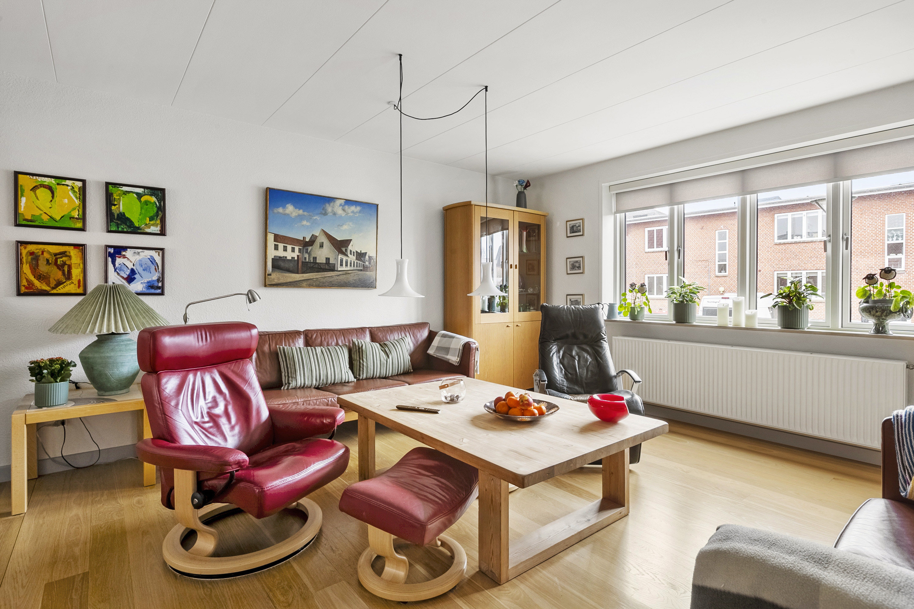 Fremhævet stue billede i fuldskærmstilstand. Billede af Lavgade 44B, 6200 Aabenraa