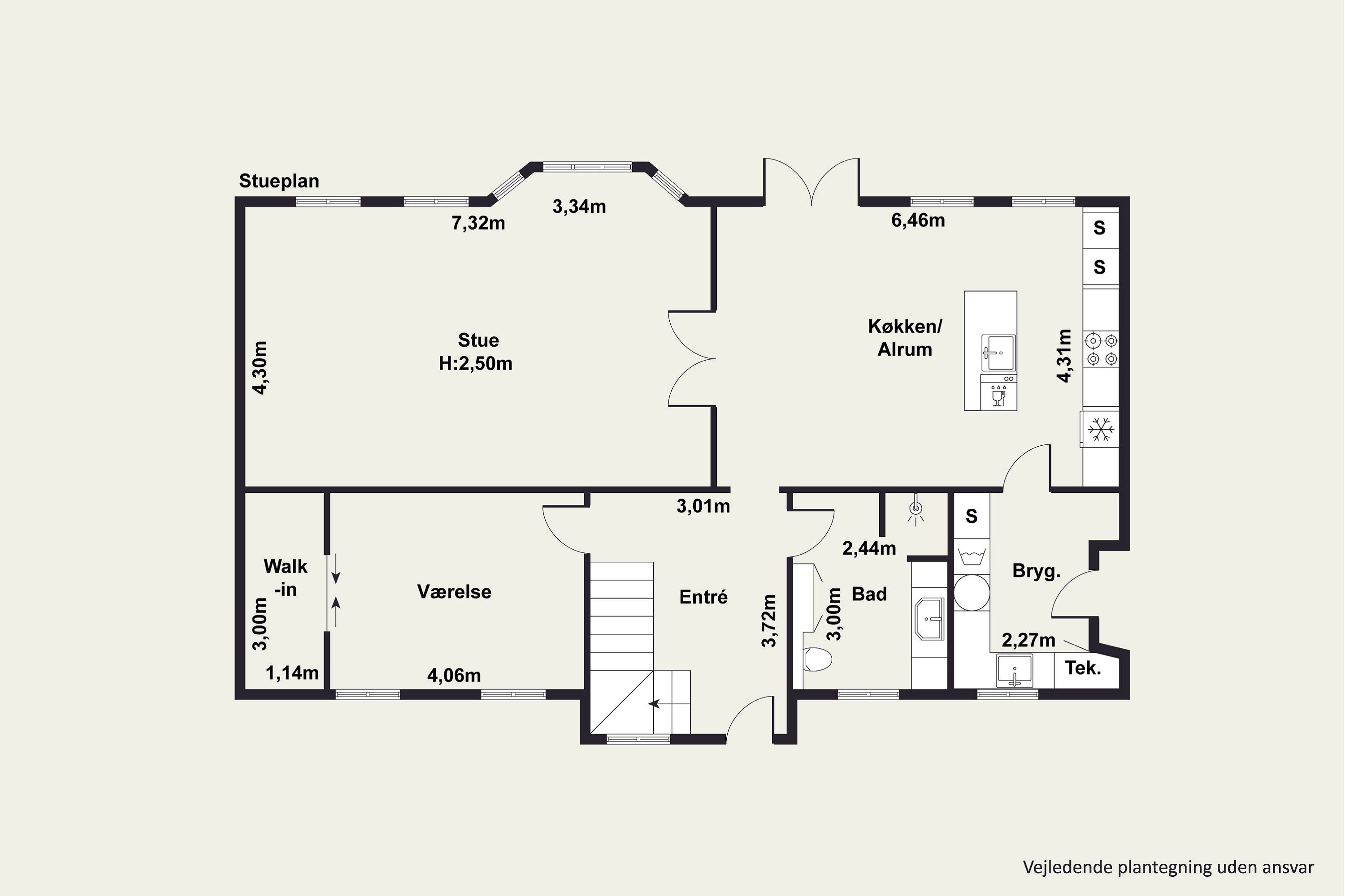 Plantegninger billede af Højvangen 47, 8981 Spentrup
