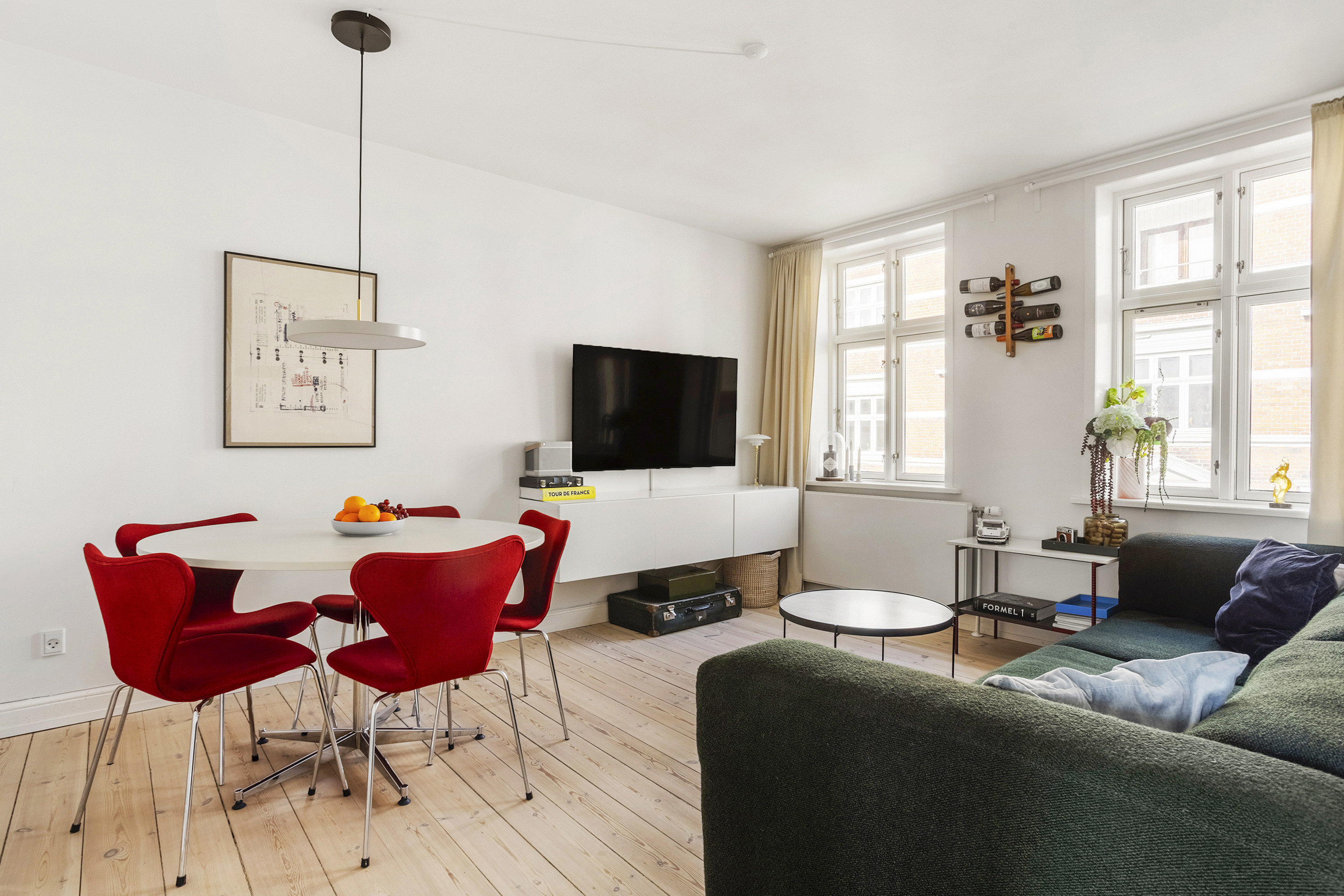 Fremhævet spisestue billede i fuldskærmstilstand. Billede af Saltholmsgade 25, 2., 8000 Aarhus C