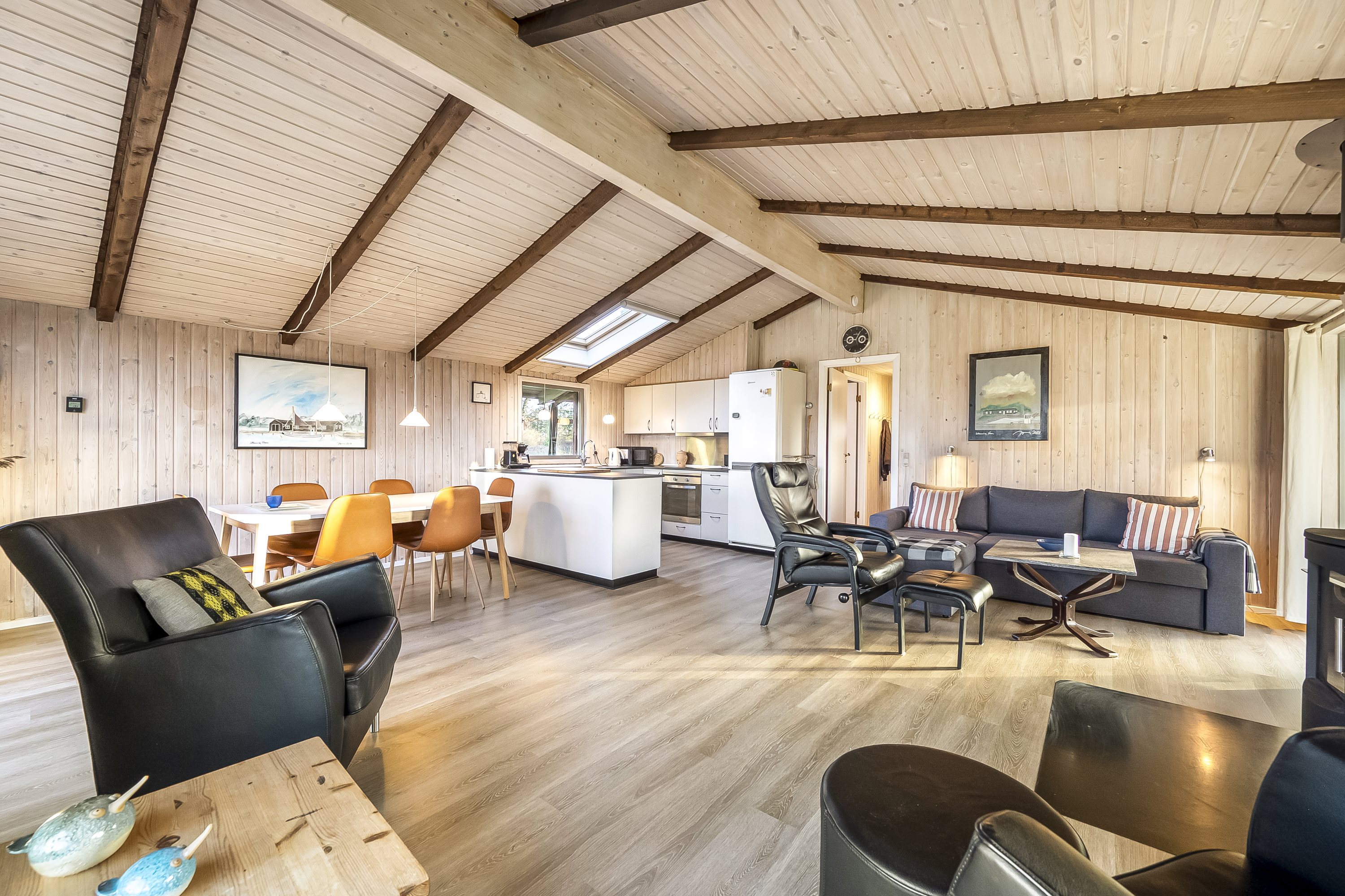 Fremhævet køkken alrum billede i fuldskærmstilstand. Billede af Sivvænget 44, Stauning, 6900 Skjern