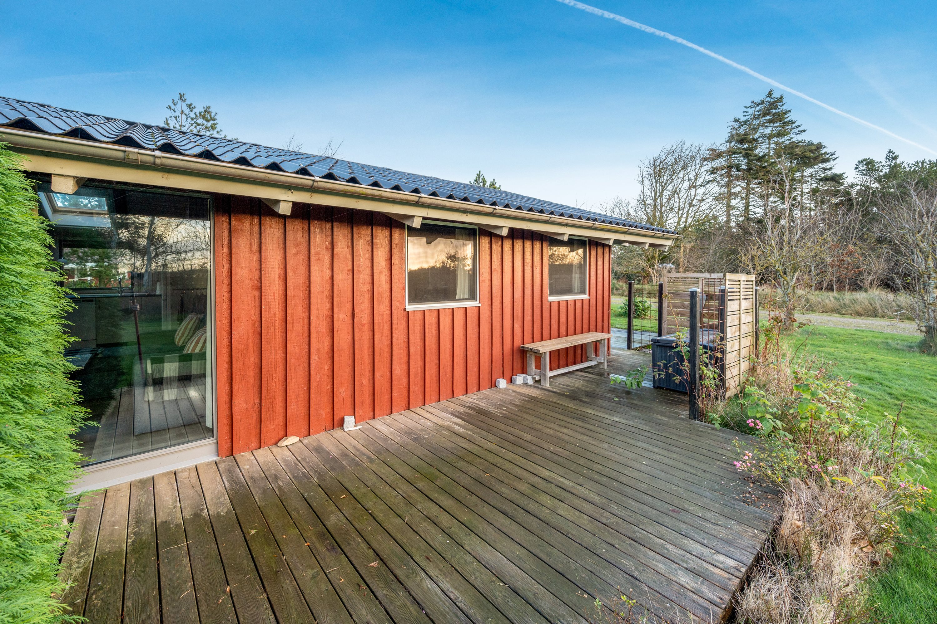 Fremhævet facade billede i fuldskærmstilstand. Billede af Sivvænget 44, Stauning, 6900 Skjern