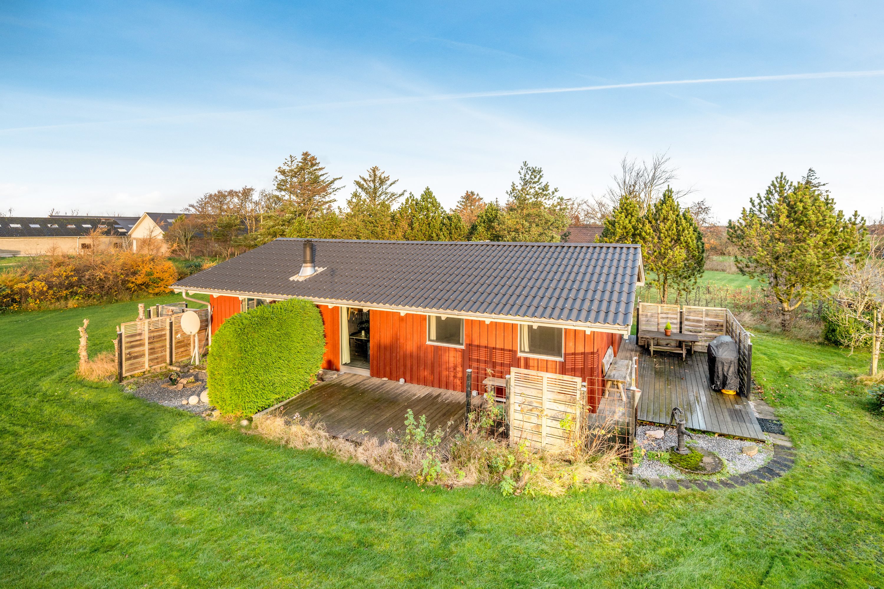 Fremhævet facade billede i fuldskærmstilstand. Billede af Sivvænget 44, Stauning, 6900 Skjern