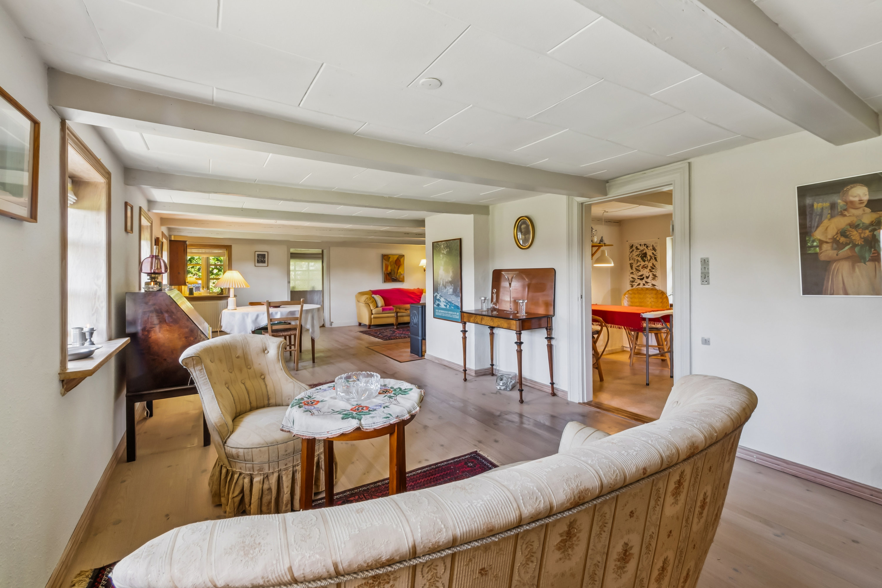 Fremhævet stue billede i fuldskærmstilstand. Billede af Højstrupvej 93, Øsløs, 7742 Vesløs