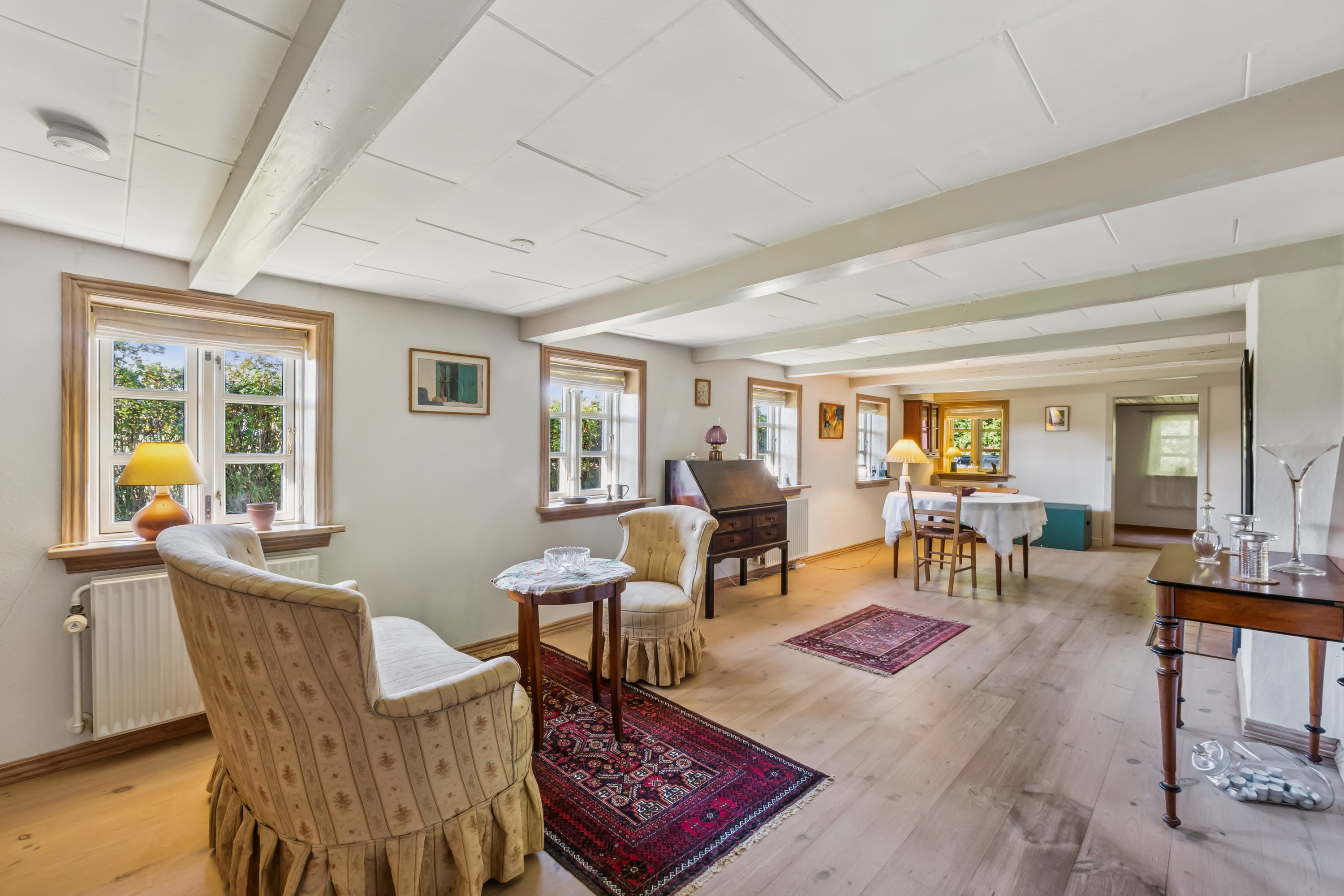 Fremhævet stue billede i fuldskærmstilstand. Billede af Højstrupvej 93, Øsløs, 7742 Vesløs