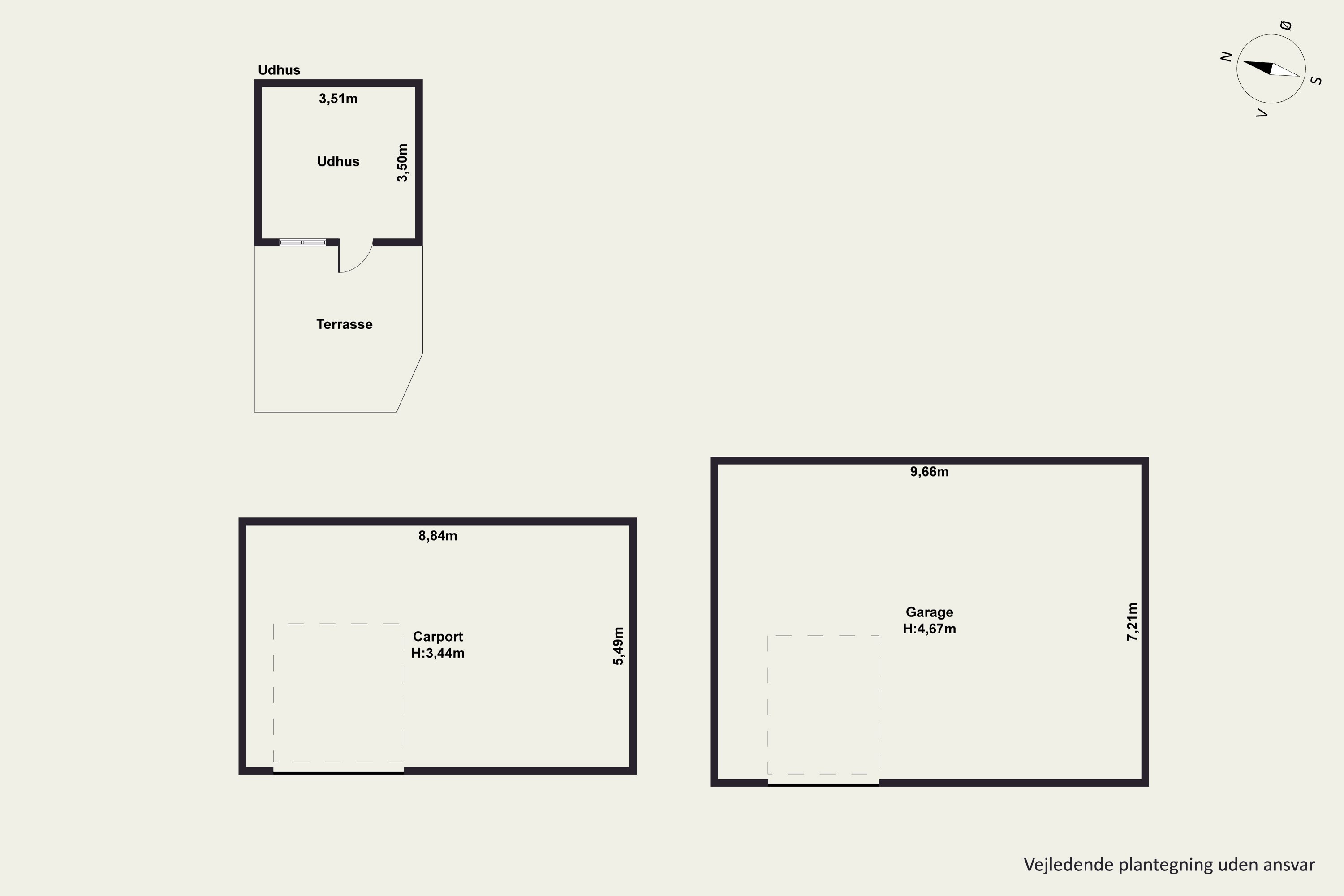 Plantegninger billede af Birkedalvej 24, Skindbjerg, 8500 Grenaa