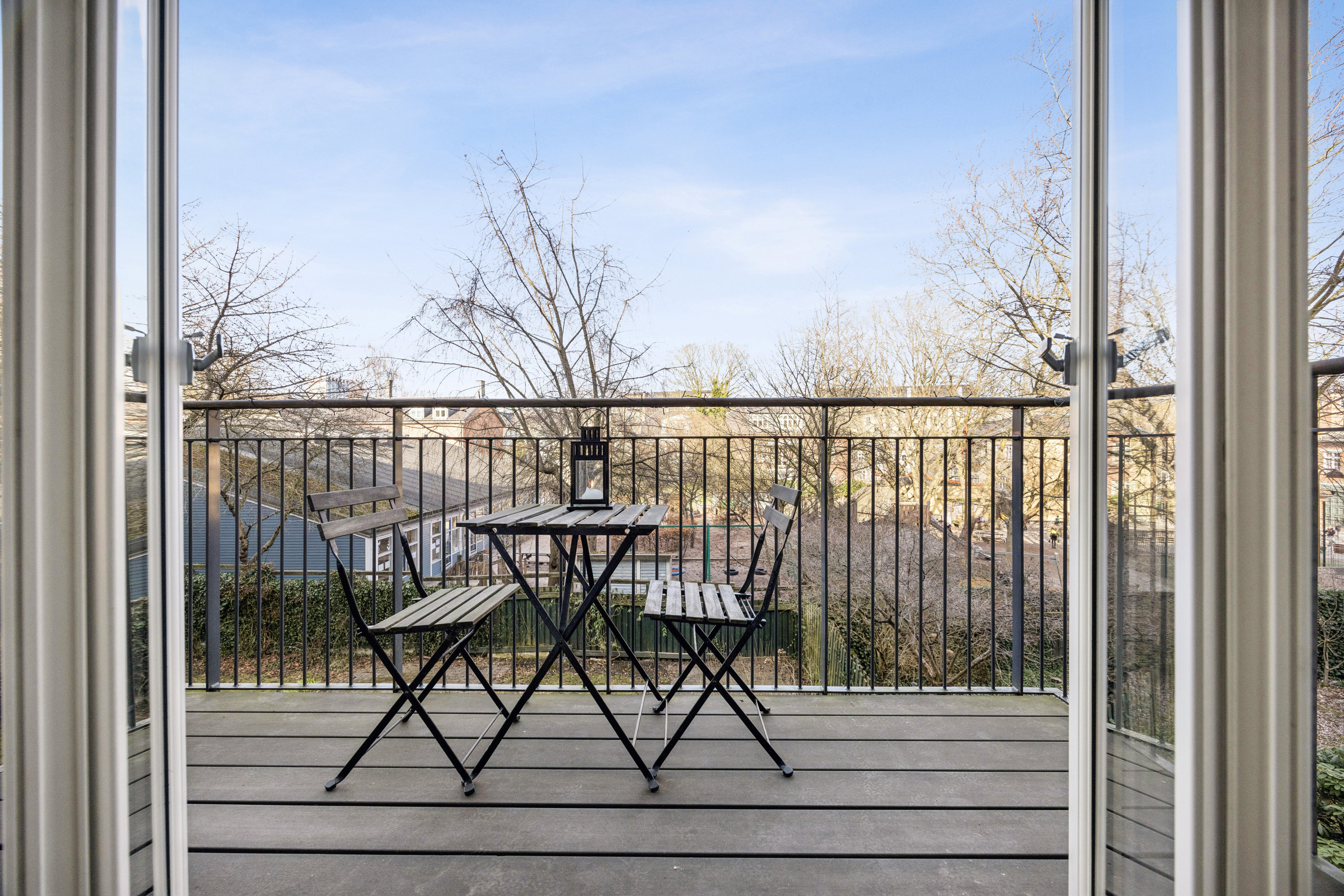 Fremhævet altan billede i fuldskærmstilstand. Billede af Hollændervej 18, 1. th., 1855 Frederiksberg C