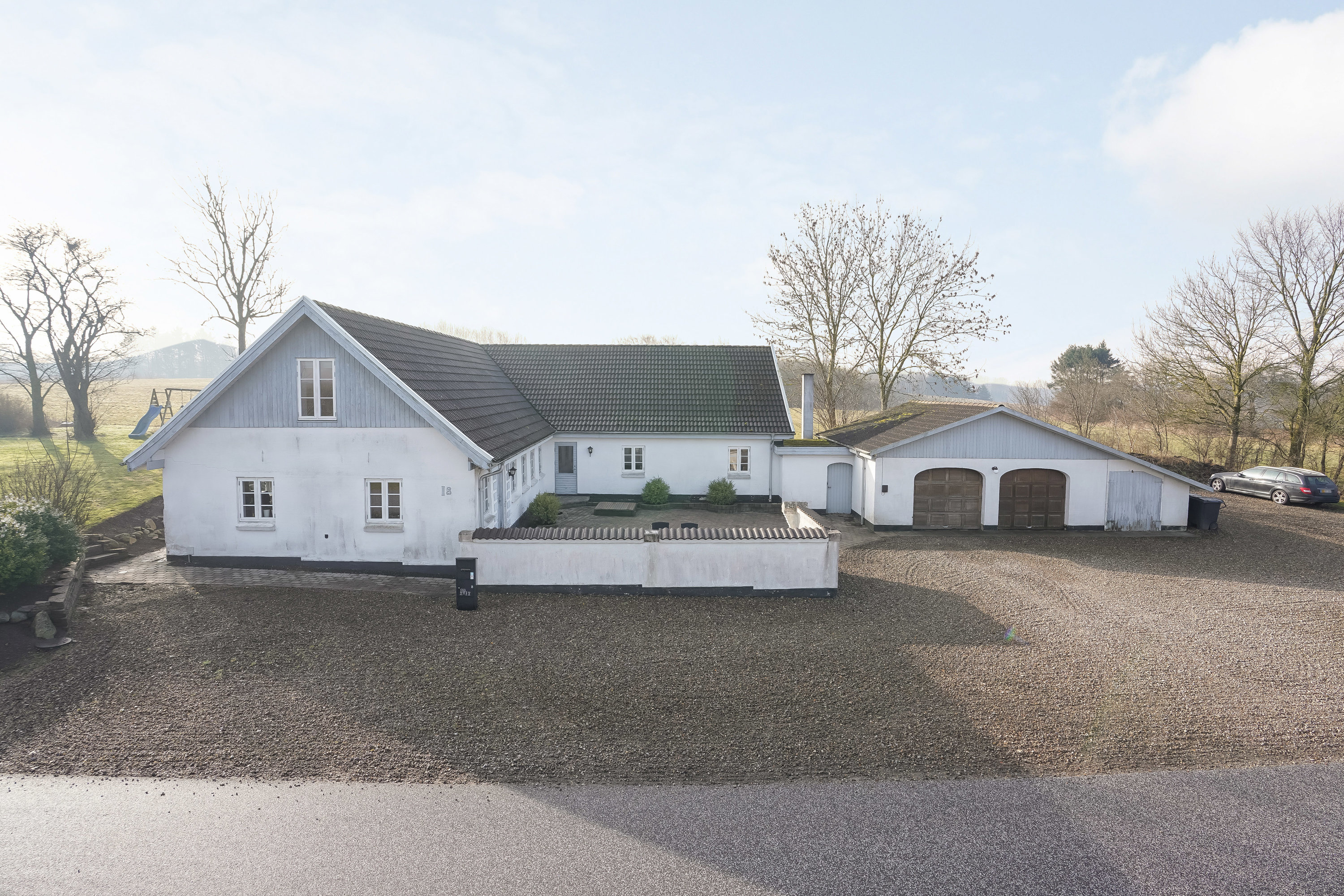 Fremhævet ejendommen billede i fuldskærmstilstand. Billede af Bygaden 18, Underup, 8740 Brædstrup