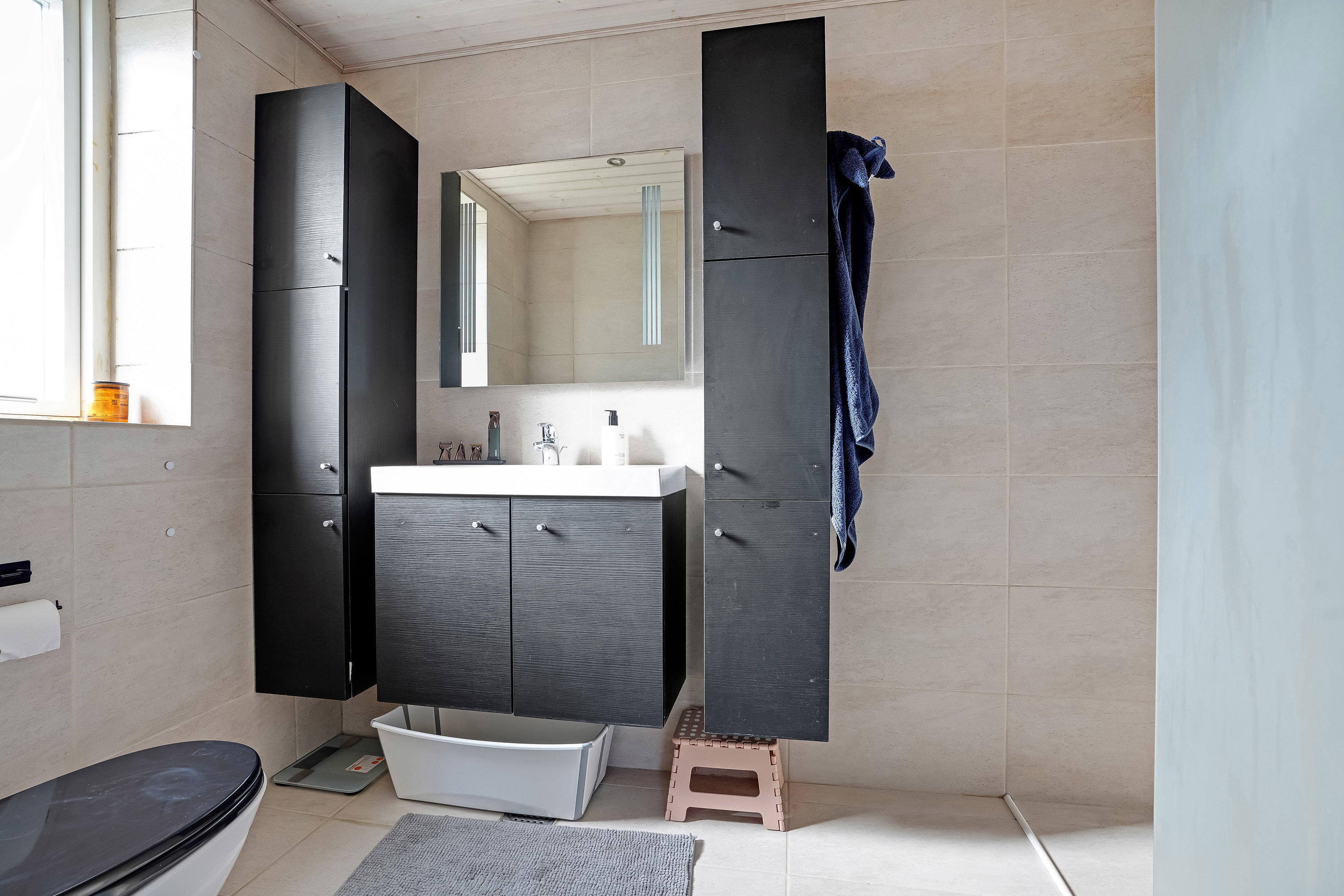 Fremhævet badeværelse billede i fuldskærmstilstand. Billede af Dortheasvej 14, Dortheasminde, 7171 Uldum